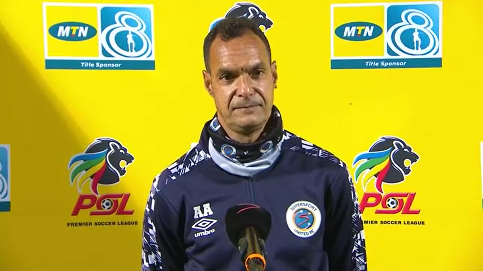 MTN8 | QF1 | Golden Arrows v SuperSport United | Post-match interview with Andre Arendse