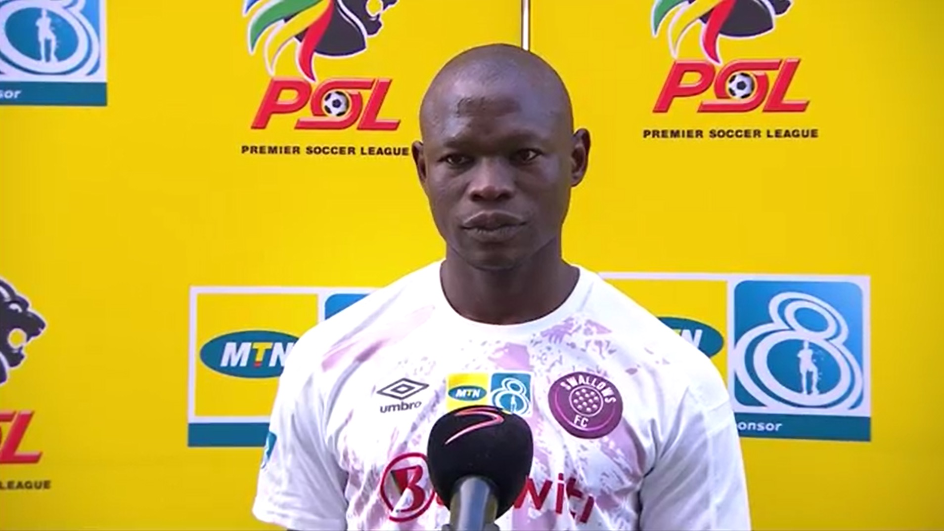 MTN8 | SF2 | 1st Leg |  Cape Town City v Swallows FC | Post-match interview with Sipho Sibiya