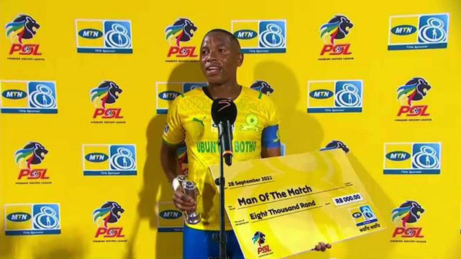 MTN8 | Sundowns v Arrows | Post-match interview with Jali
