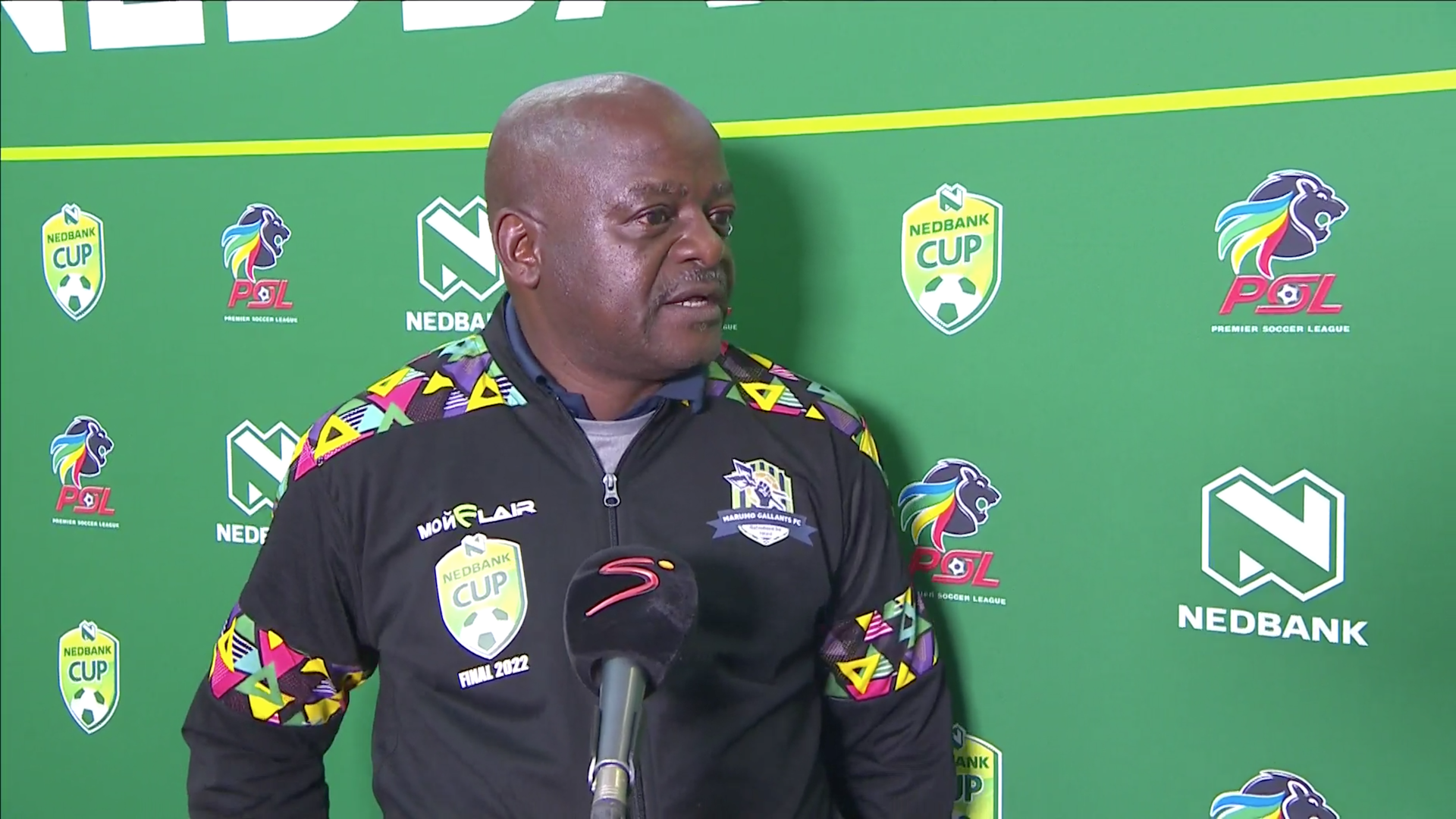 Nedbank Cup | Final | Sundowns v Gallants | Post-match interview with Dan Malesela