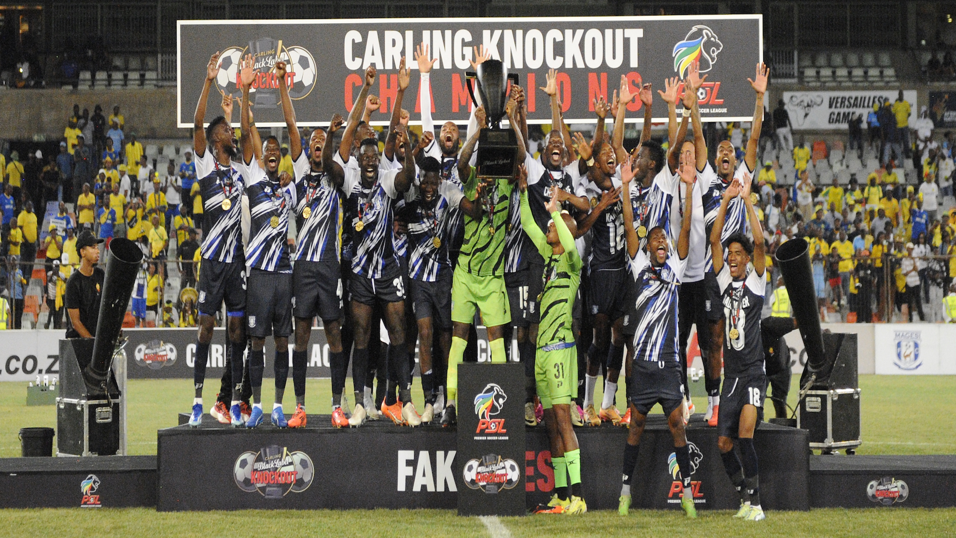 Magesi Trophy celebration |Carling Knockout