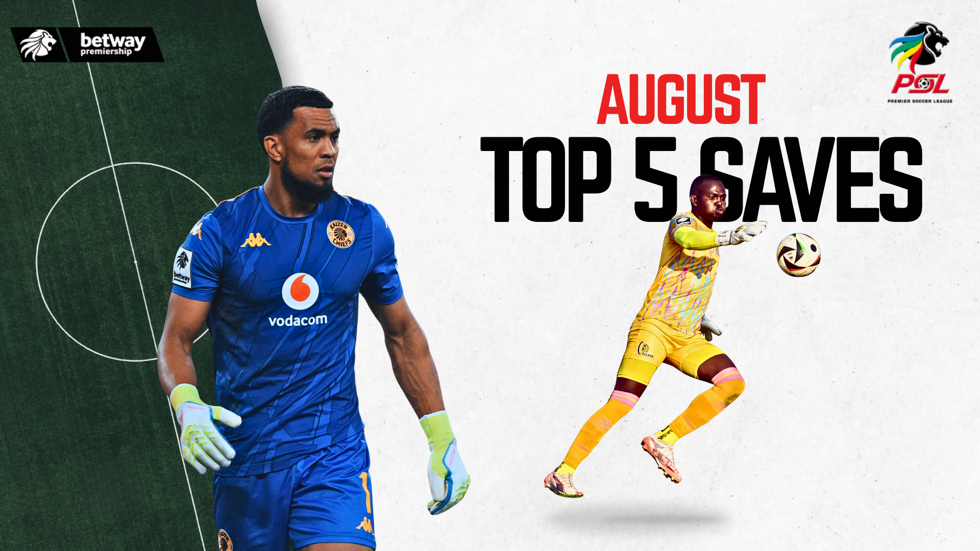 August Top 5 Saves | Betway Premiership