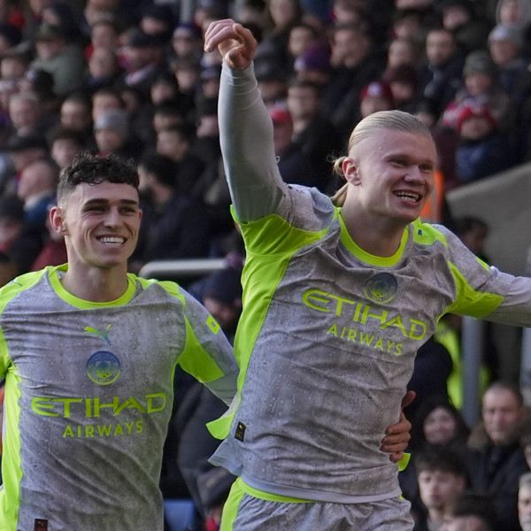 CITY ON THE CHARGE: Haaland stars in win over Palace