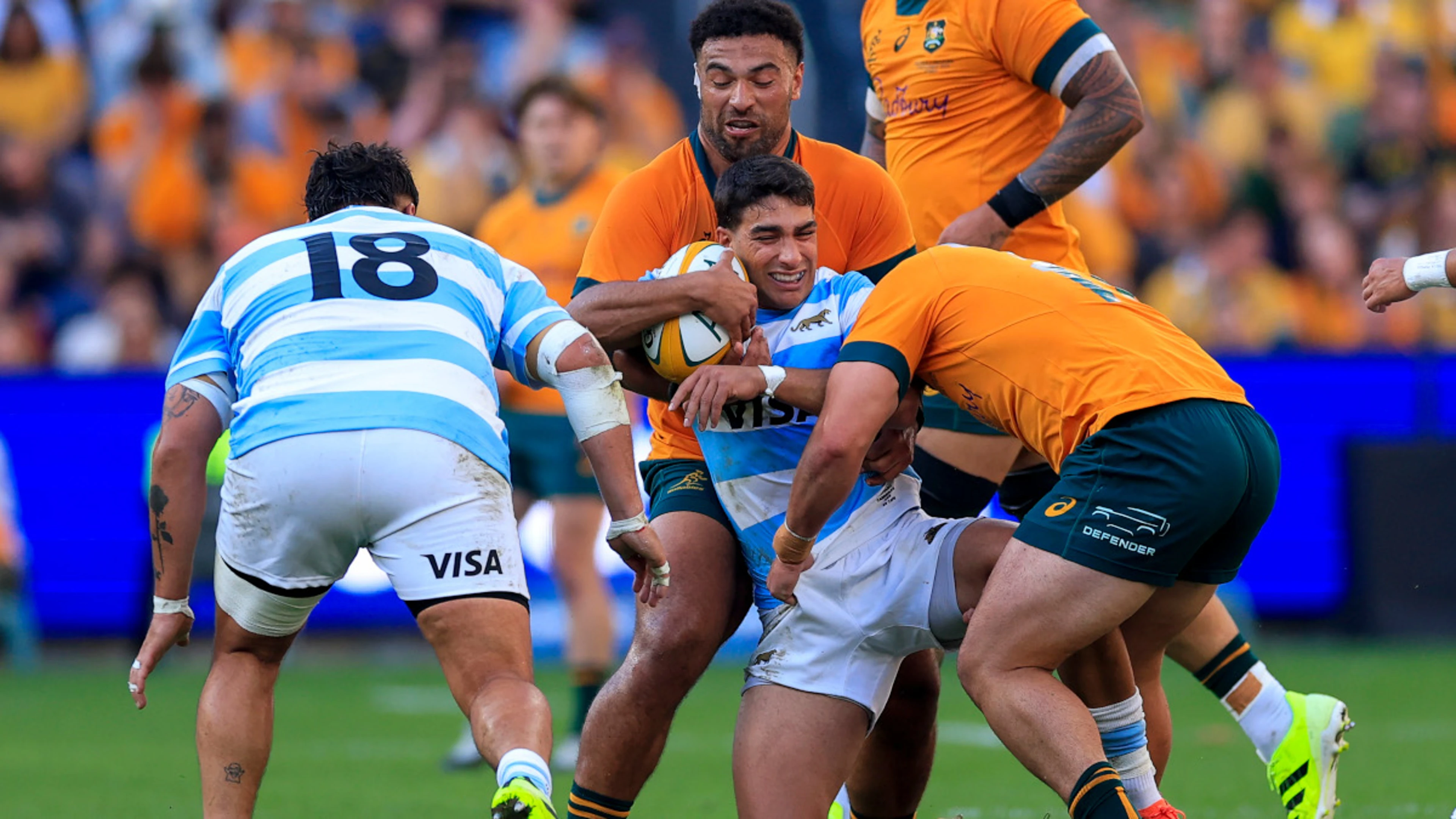 Carreras boots Argentina to nervy win over Australia