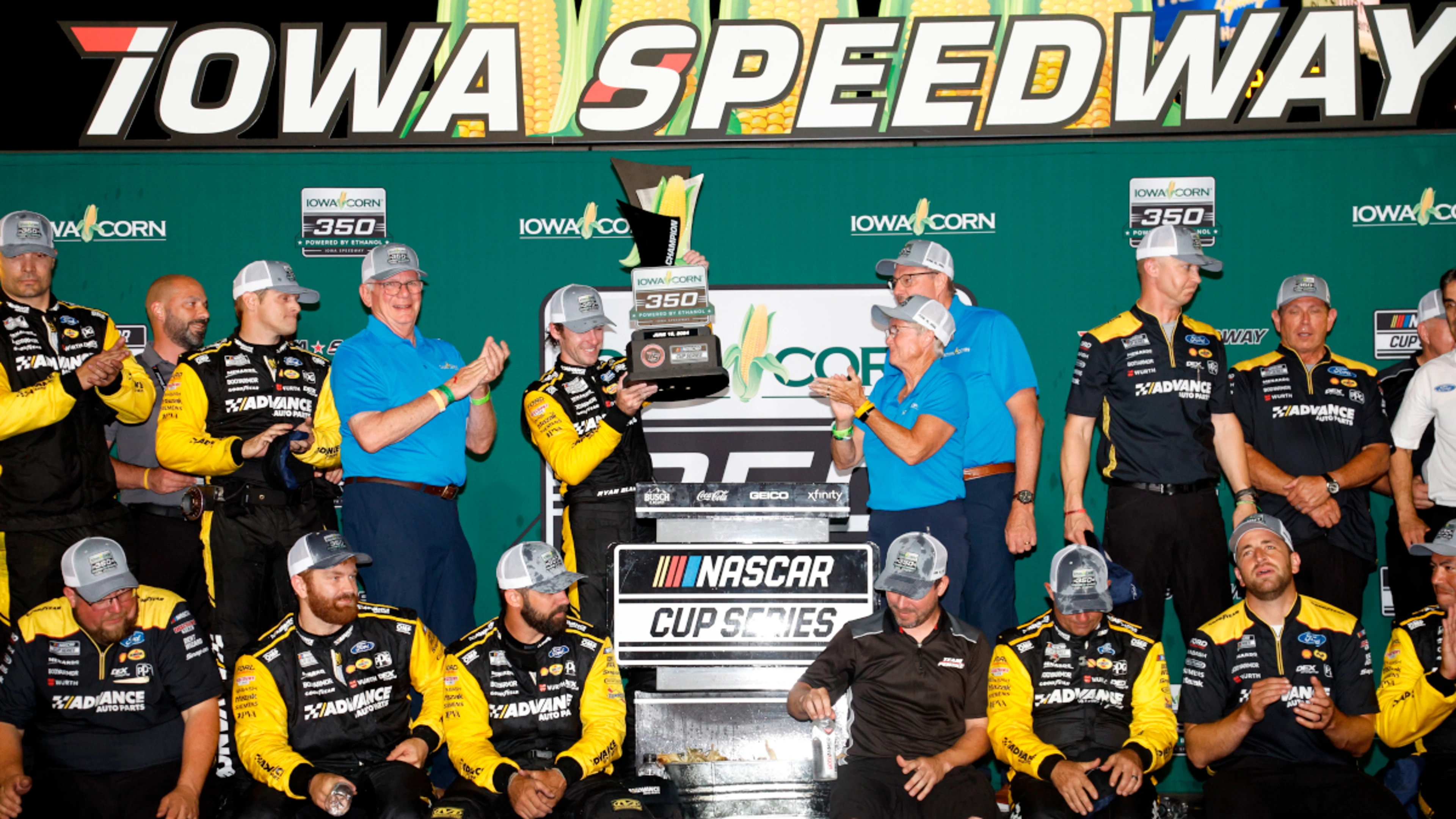 Blaney wins at Iowa Speedway, ends victory drought