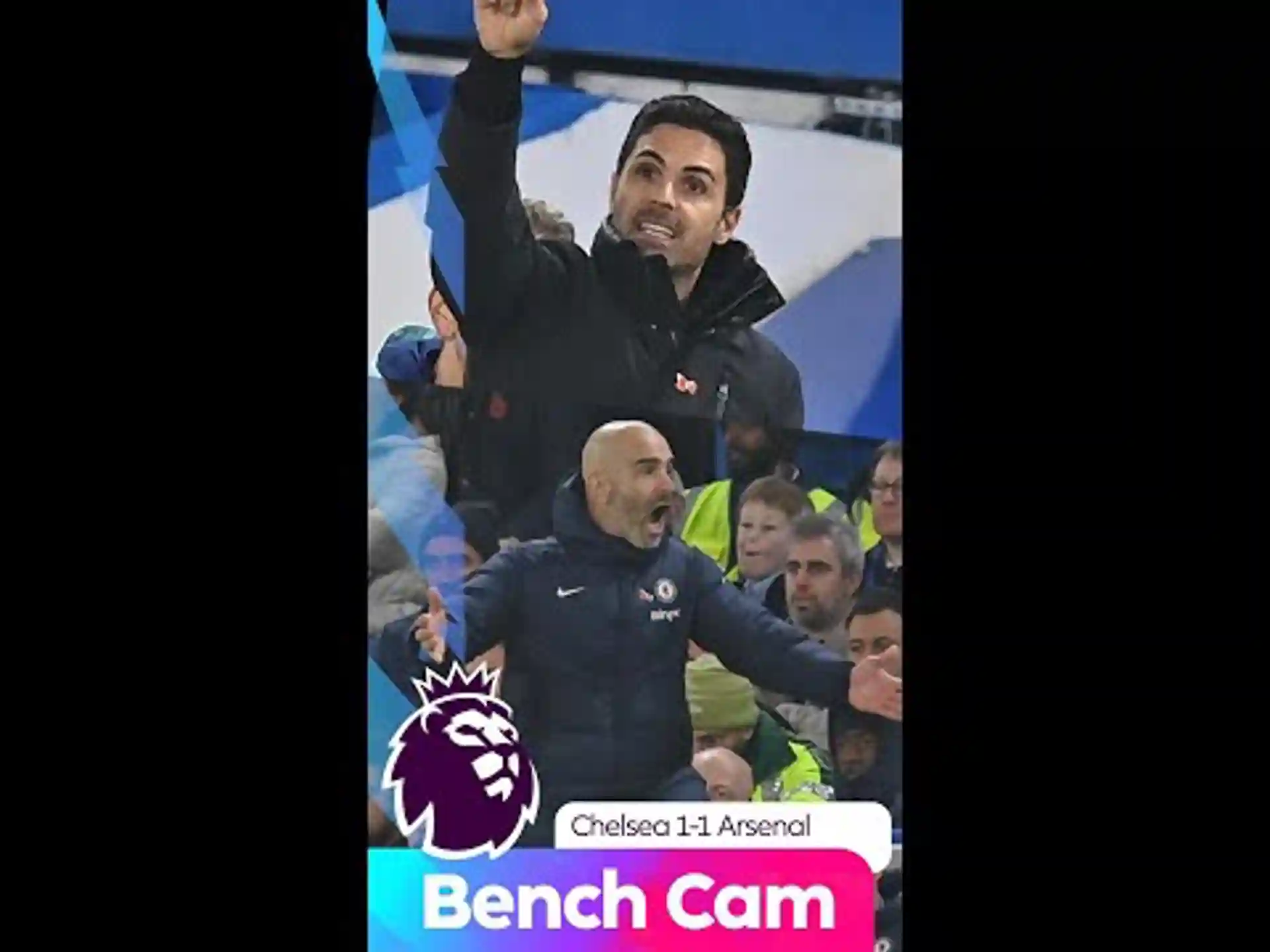 Bench Cam, Maresca and Arteta react to Chelsea 1-1 Arsenal!