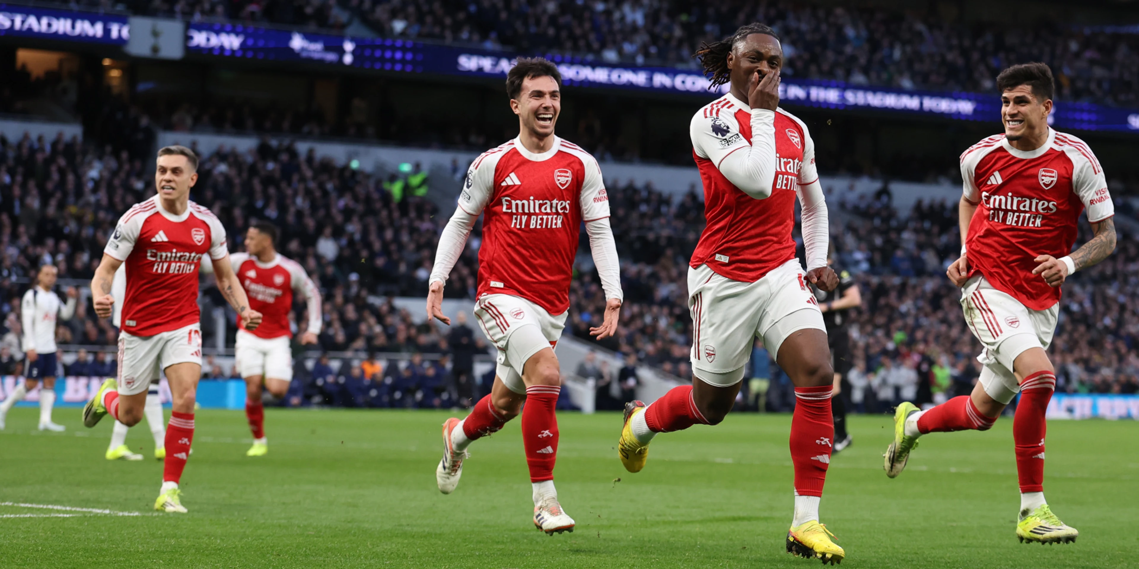 ARTETA: Thrashing Spurs dragged Arsenal out of title hell