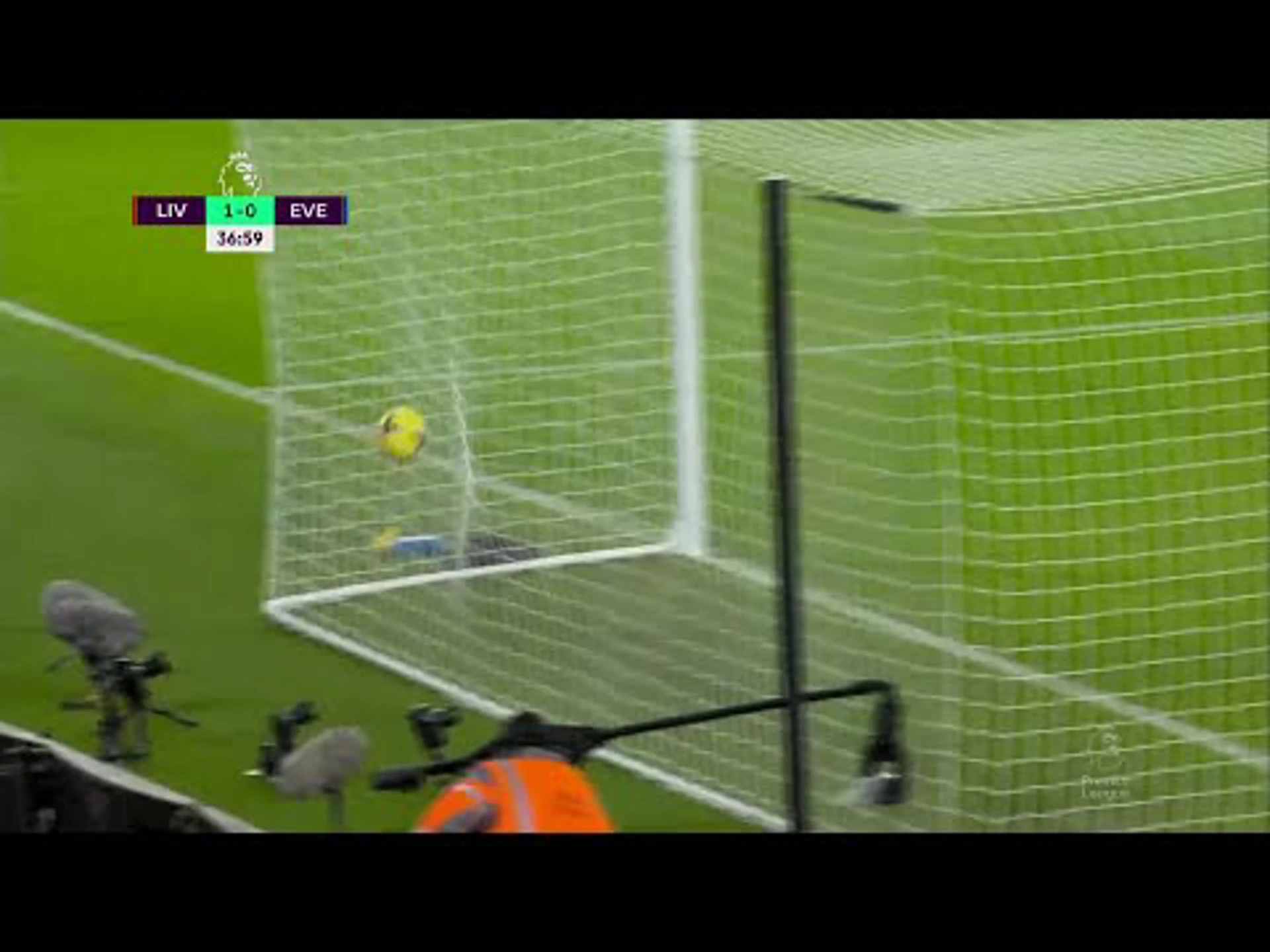 Mohamed Salah with a Goal vs. Everton