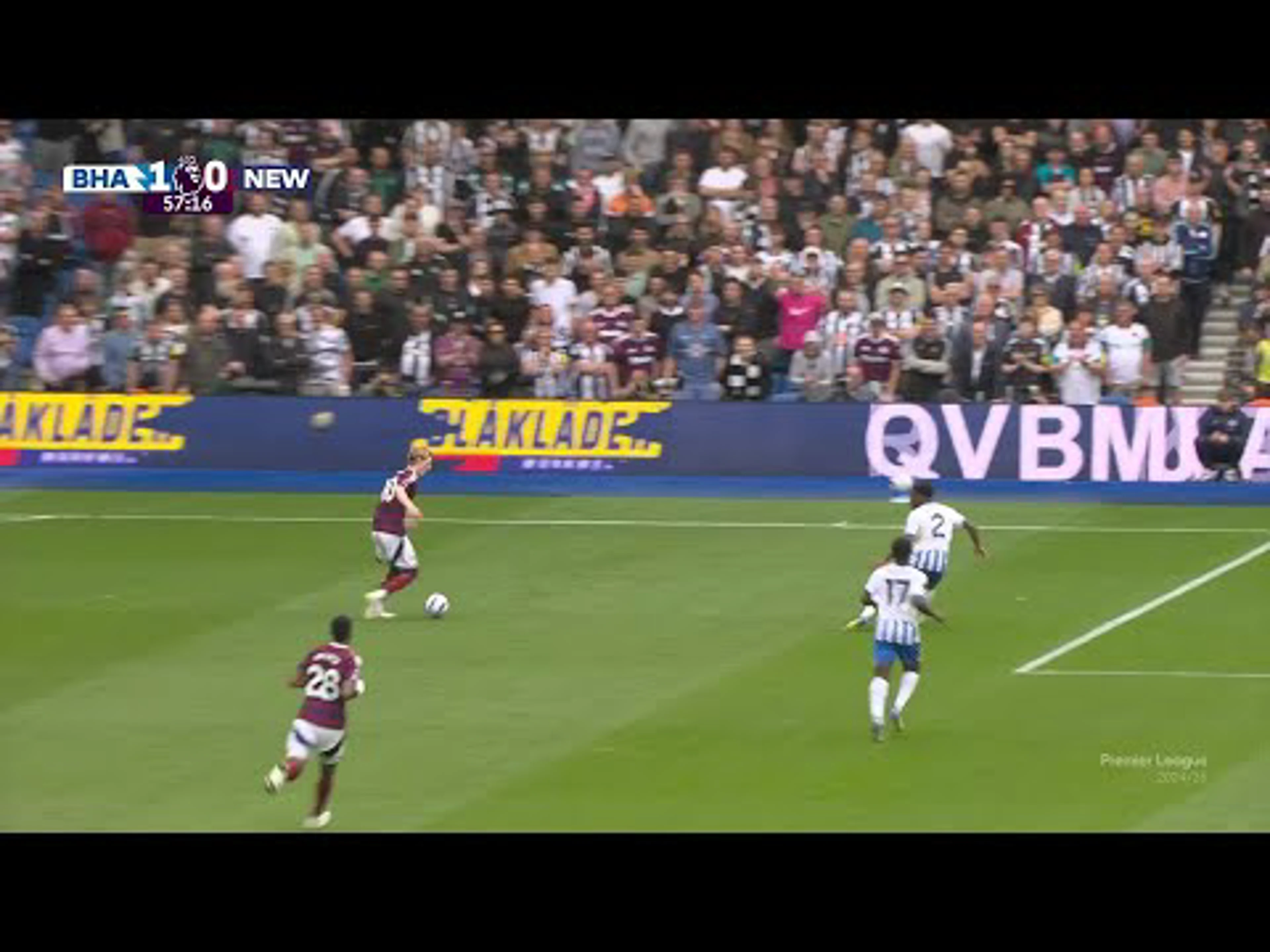 Anthony Gordon | 59ᵗʰ Minute VAR v Brighton