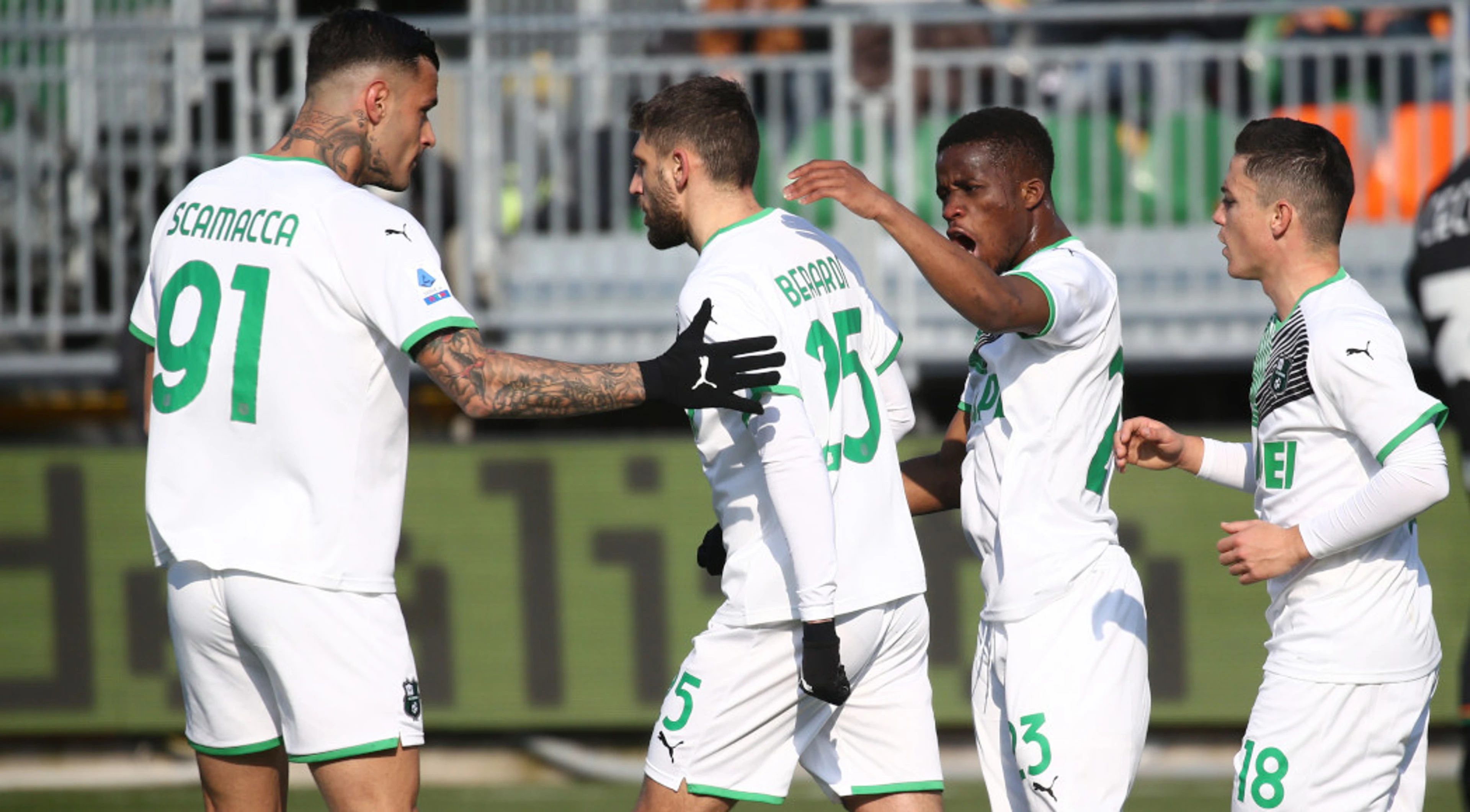 Berardi continues hot streak in Sassuolo's win