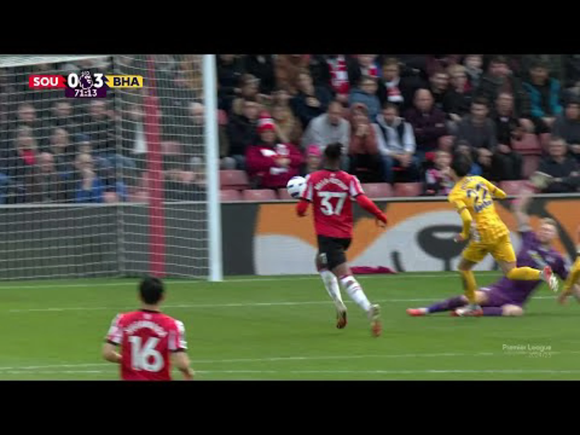 Kaoru Mitoma | 71ˢᵗ Minute Goal v Southampton