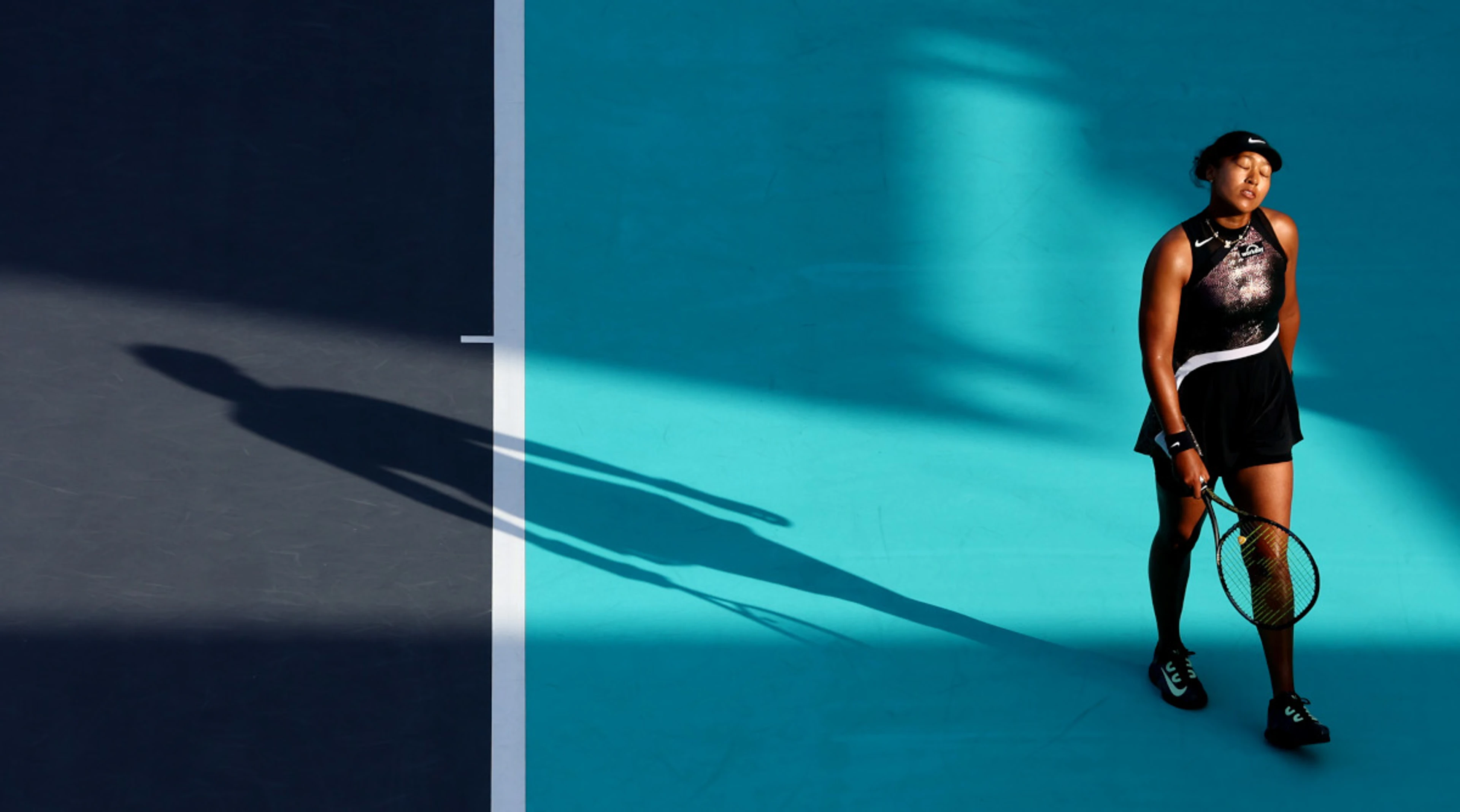 Osaka falls at first hurdle in Abu Dhabi