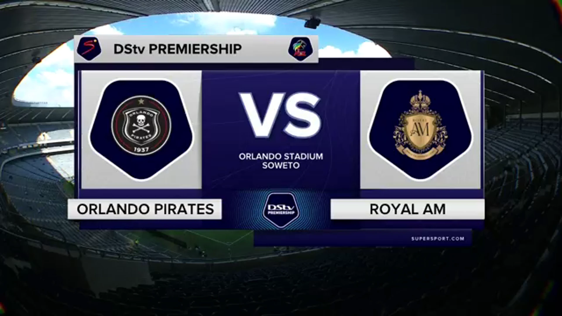 DStv Premiership | Orlando Pirates v Royal AM | Extended highlights