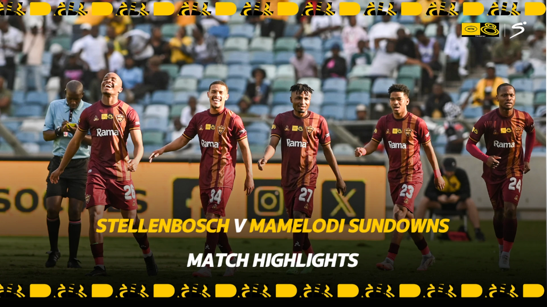 Stellenbosch v Mamelodi Sundowns | Match in 3 Minutes | MTN8 | 2nd Leg