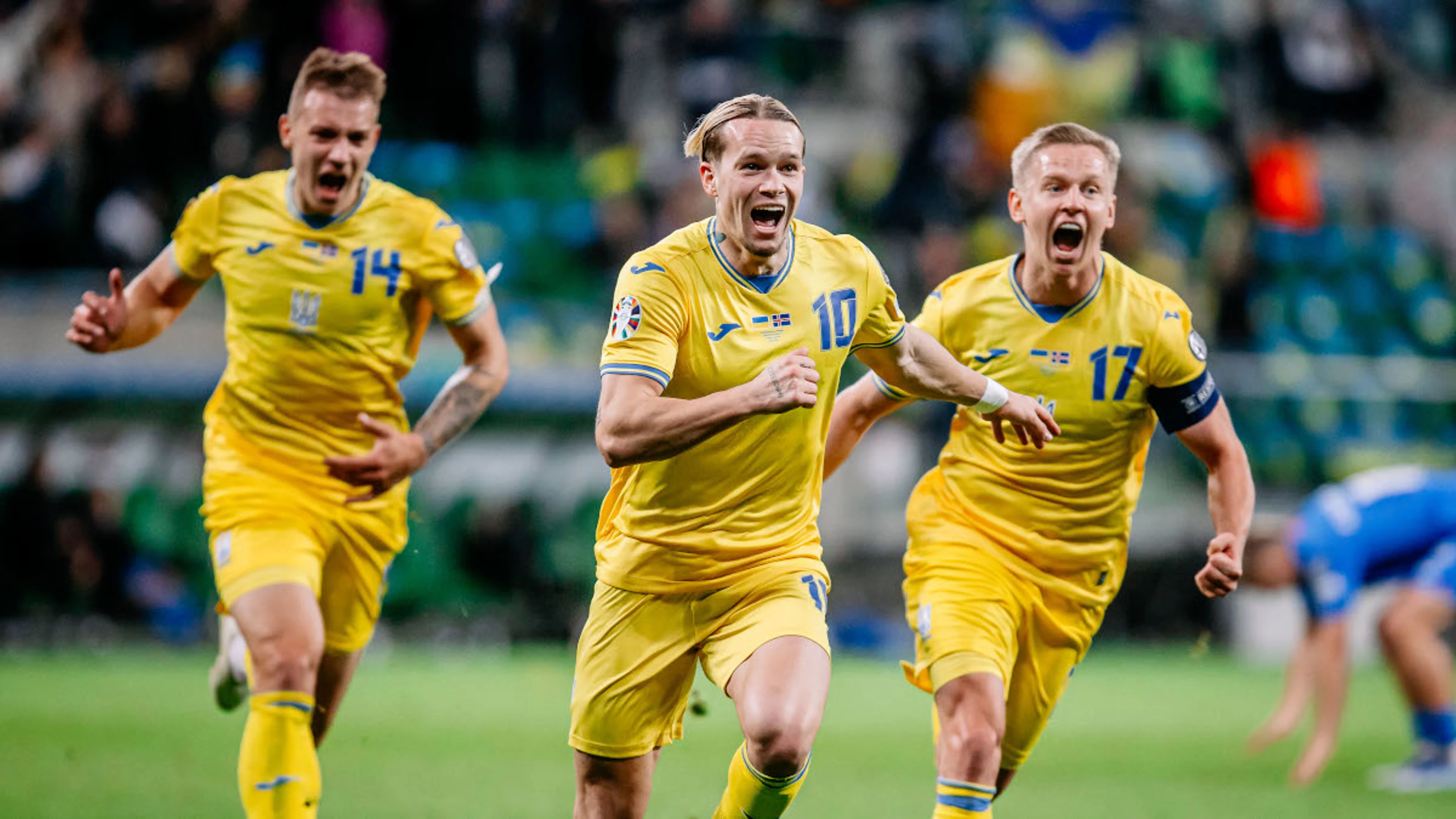 Mudryk sends war-torn Ukraine to Euro 2024