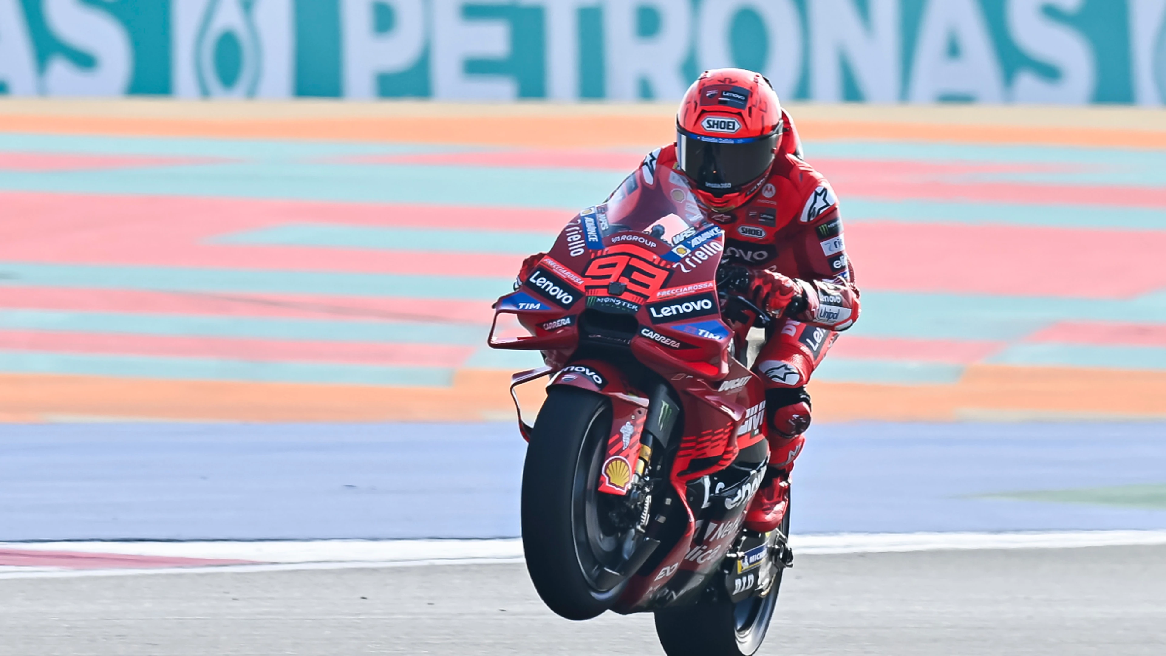 Marc Marquez survives brotherly shove to win Qatar MotoGP