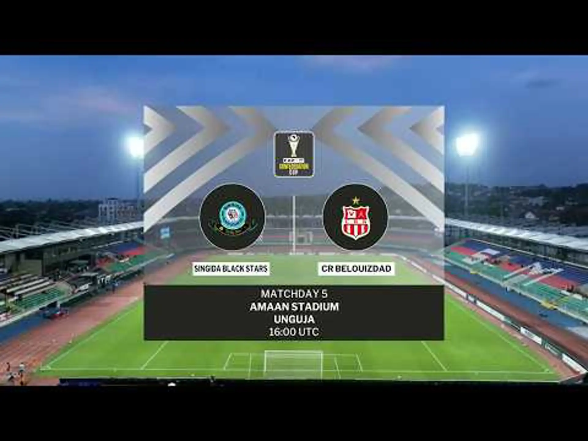 Singida Black Stars v CR Belouizdad | Match Highlights | CAF Confederation Cup