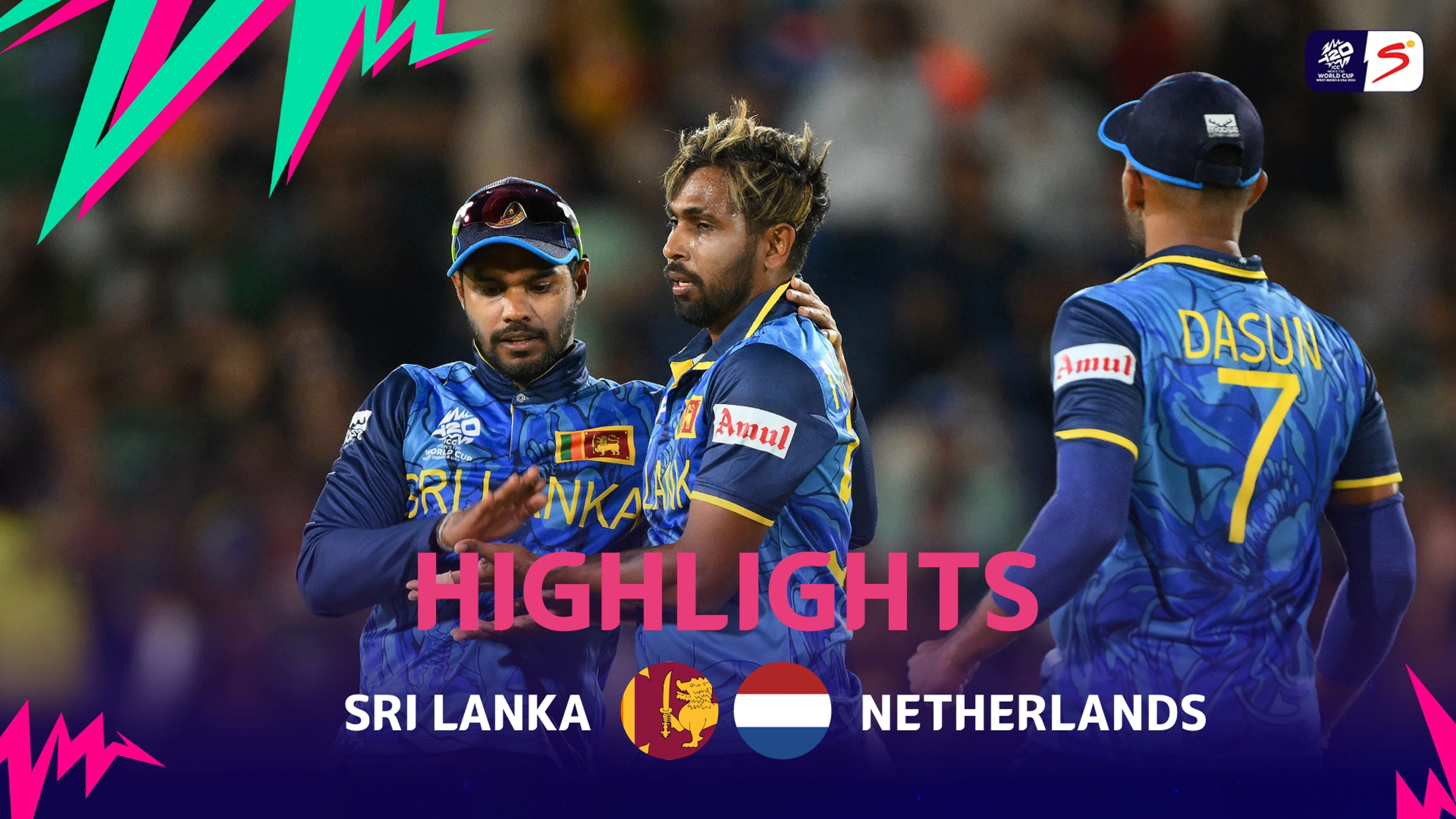 Sri Lanka v Netherlands | Match Highlights | ICC T20 World Cup Group D