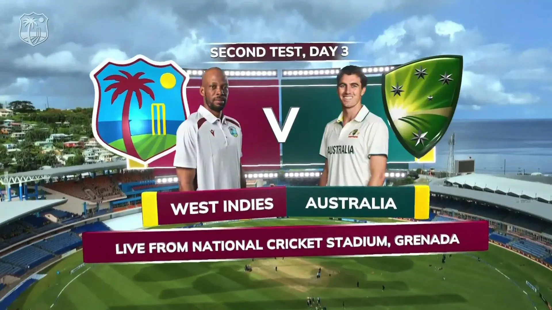 West Indies v Australia | Match Highlights| 2nd Test Day 3