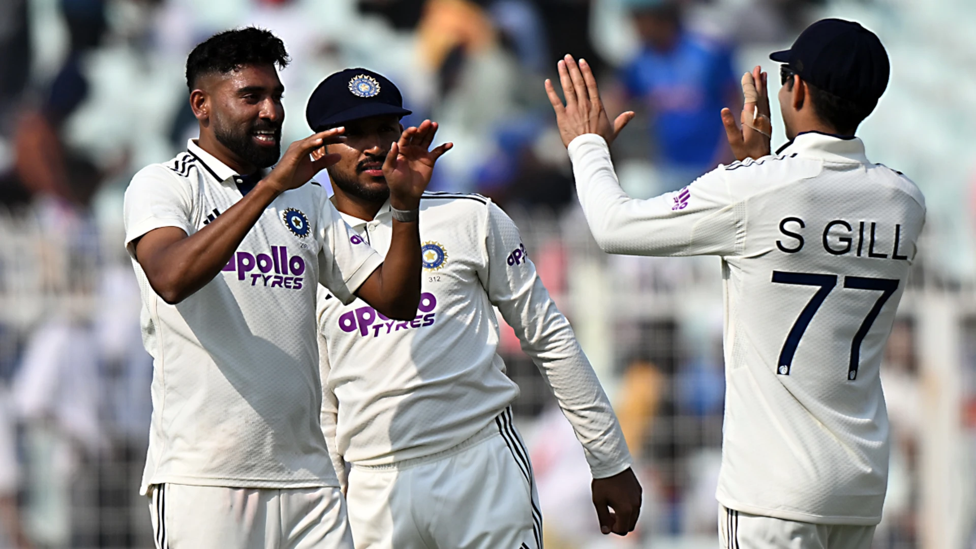 South Africa 153 all out, India need 124 to win first test