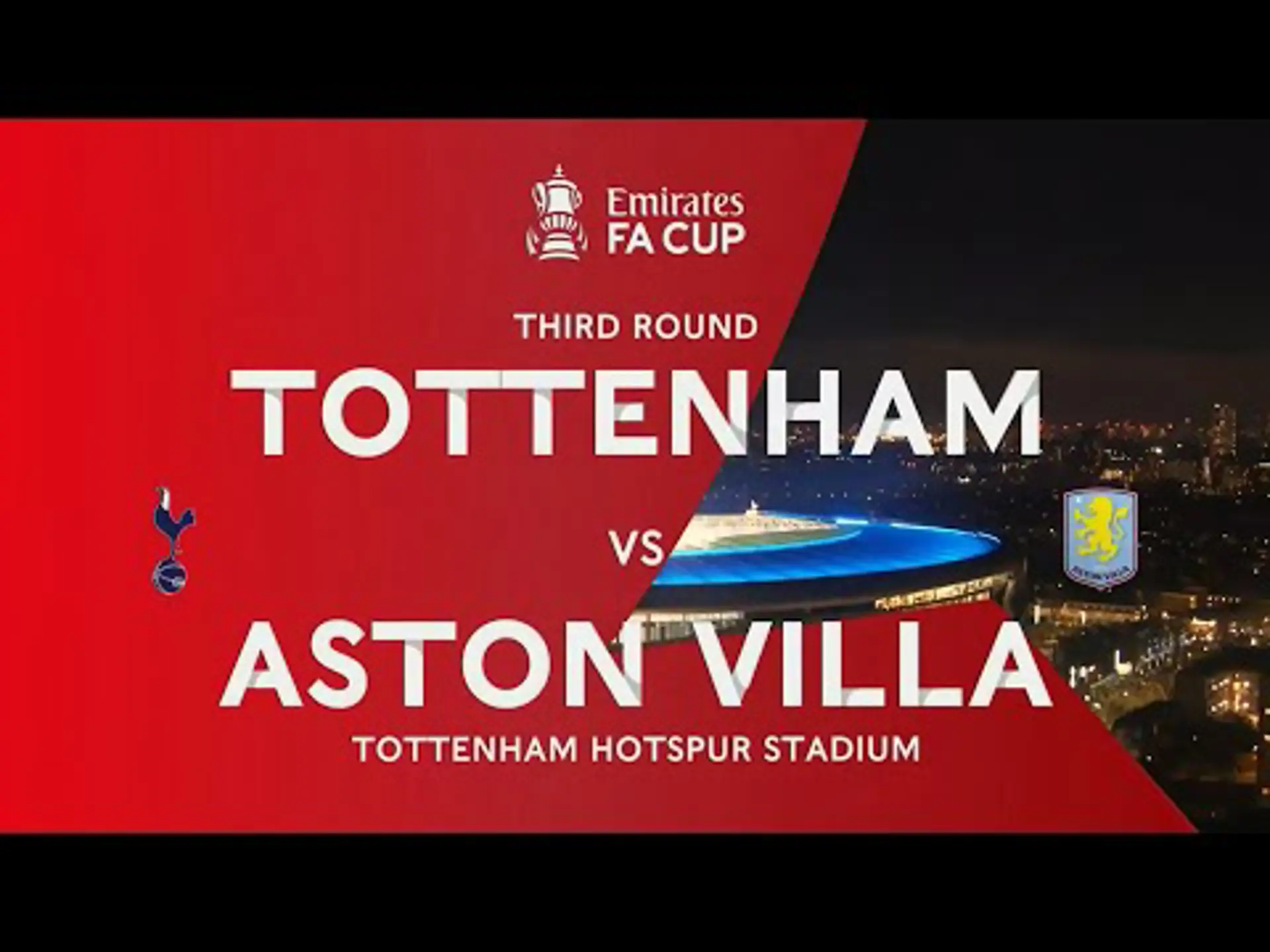 Tottenham Hotspur v Aston Villa | Match Highlights | Emirates FA Cup