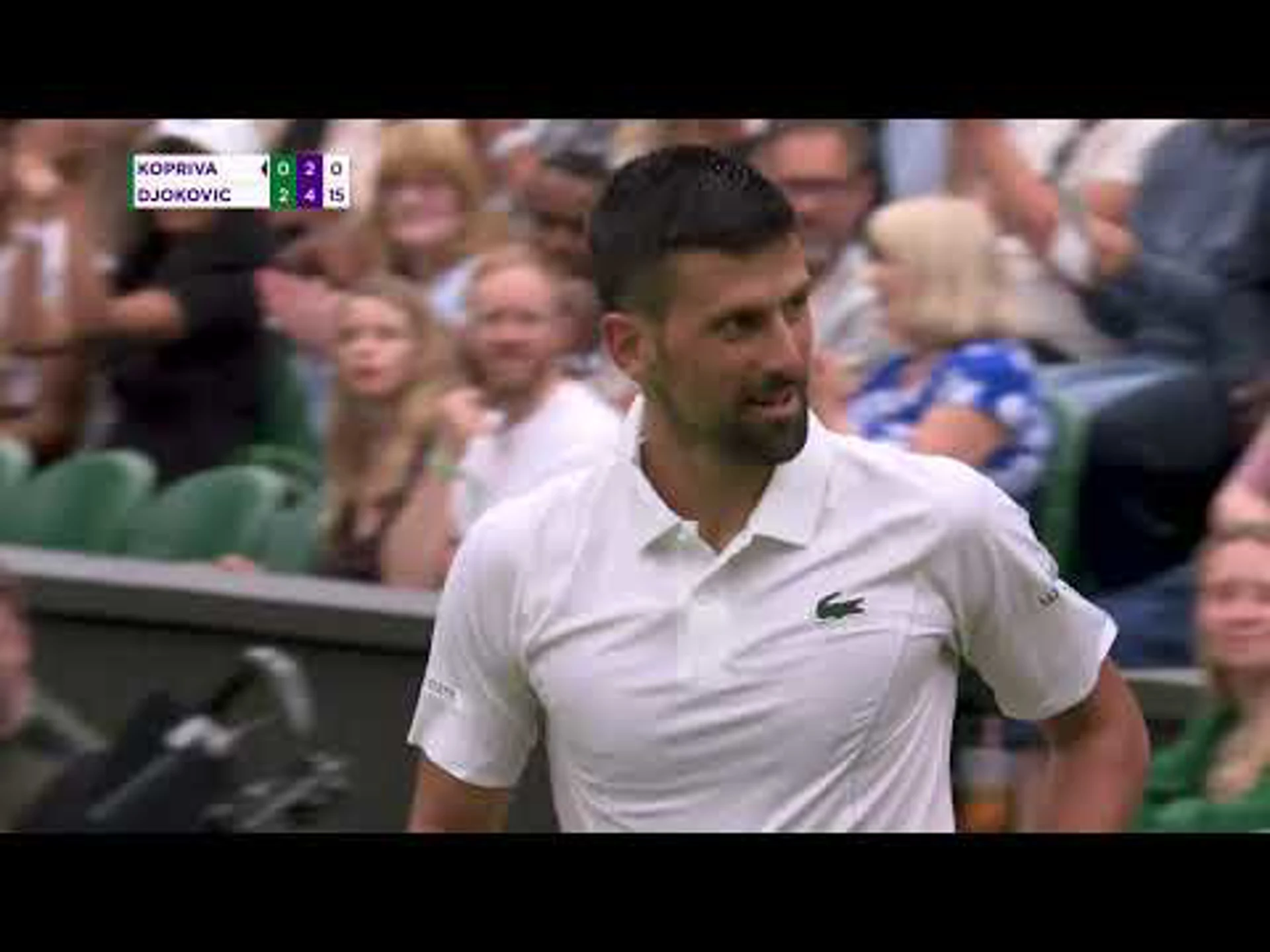 Vita Kopriva v Novak Djokovic | Match Highlights | Wimbledon