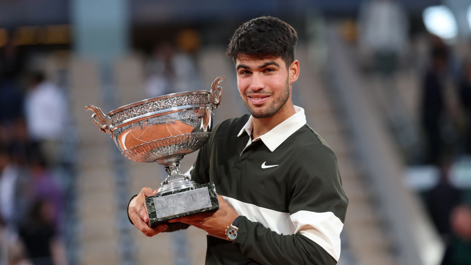 Alcaraz saves three match points to beat Sinner to French Open title