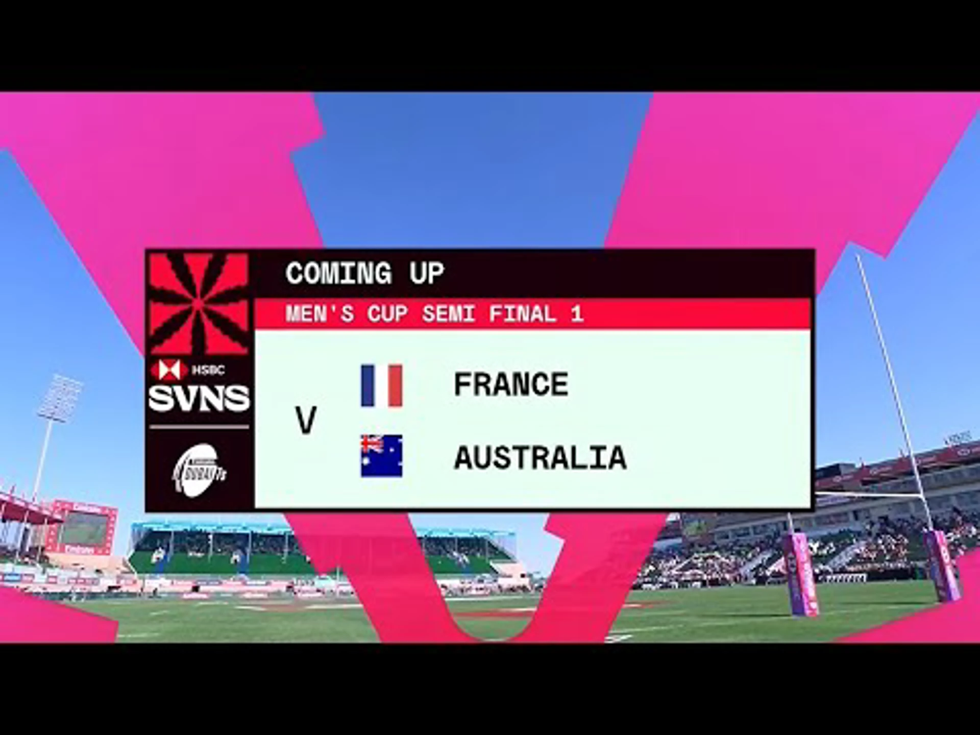 France v Australia | SF1 | Match Highlights | World Rugby HSBC Sevens Series Dubai