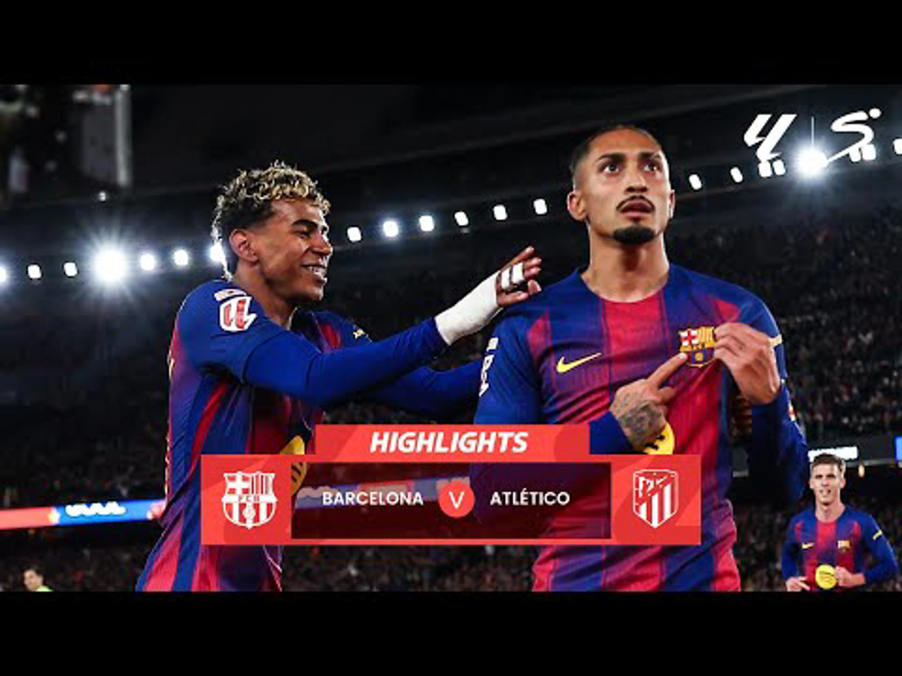 Barcelona v Atletico Madrid | Match Highlights | LaLiga EA Sports