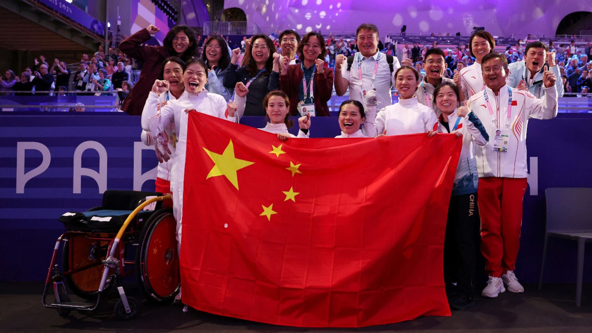 China top Paralympics medals table