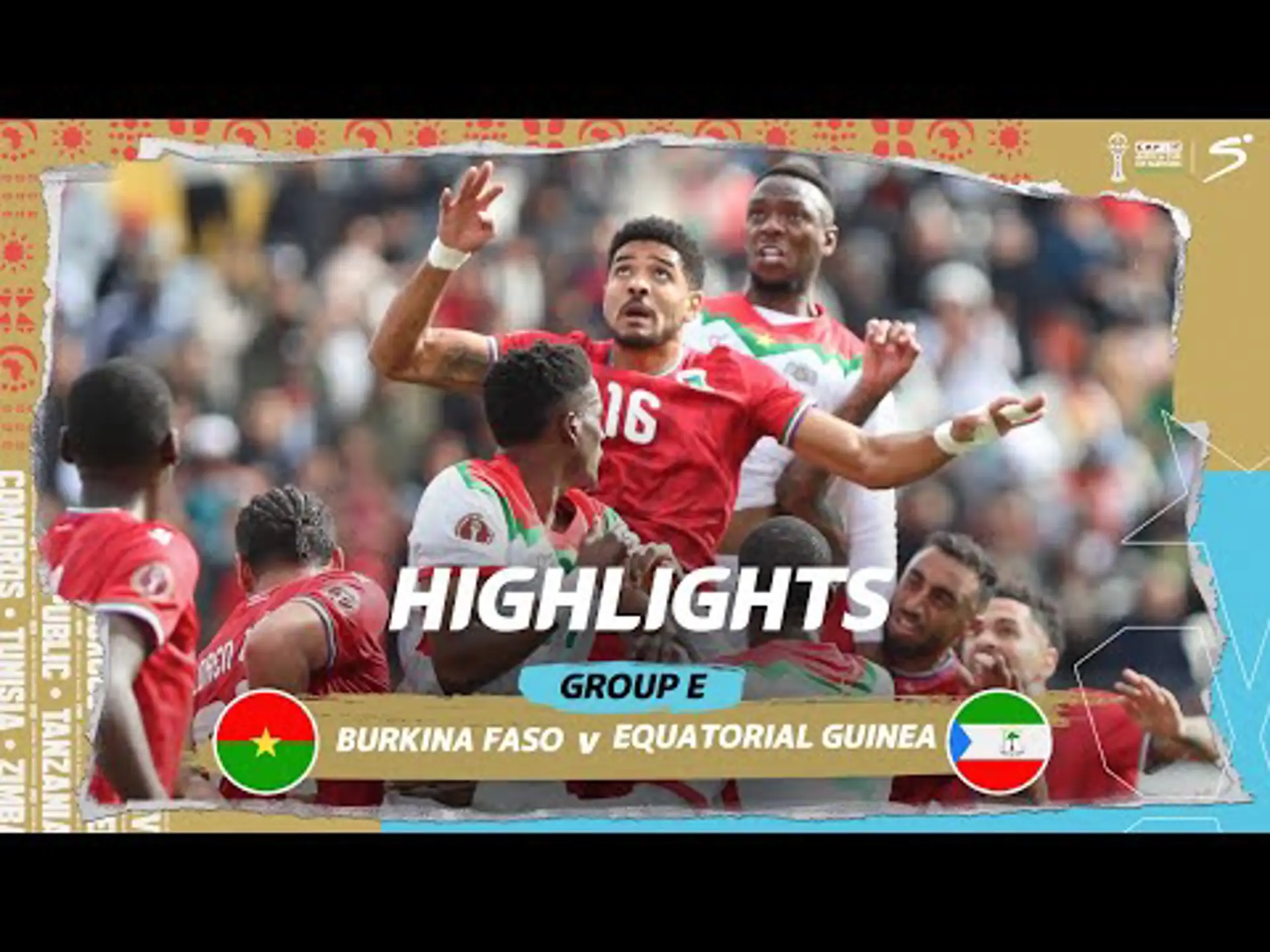 AFCON 2025 | Group E week 1 | Burkina Faso v Equatorial Guinea | Highlights