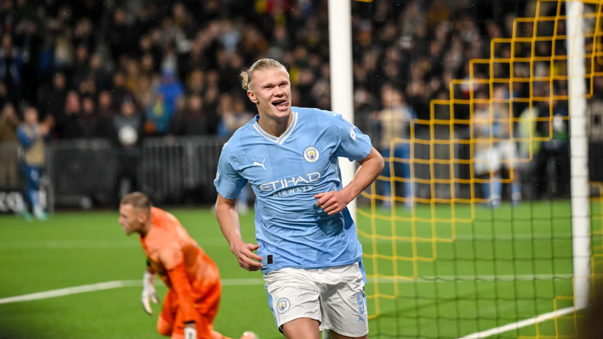 Haaland bags brace as Man City extend perfect Champions League start