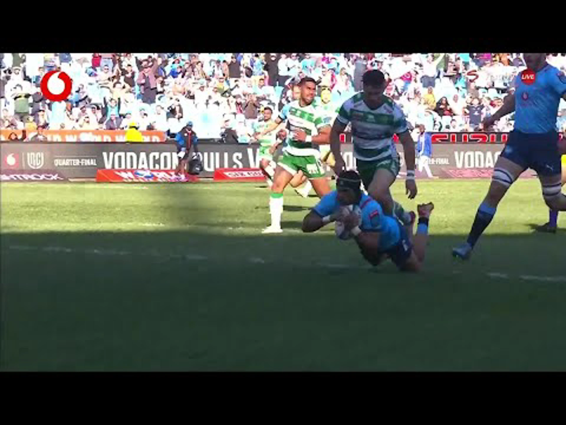 Kurt-Lee Arendse | 1ˢᵗ Minute Try v Benetton Rugby