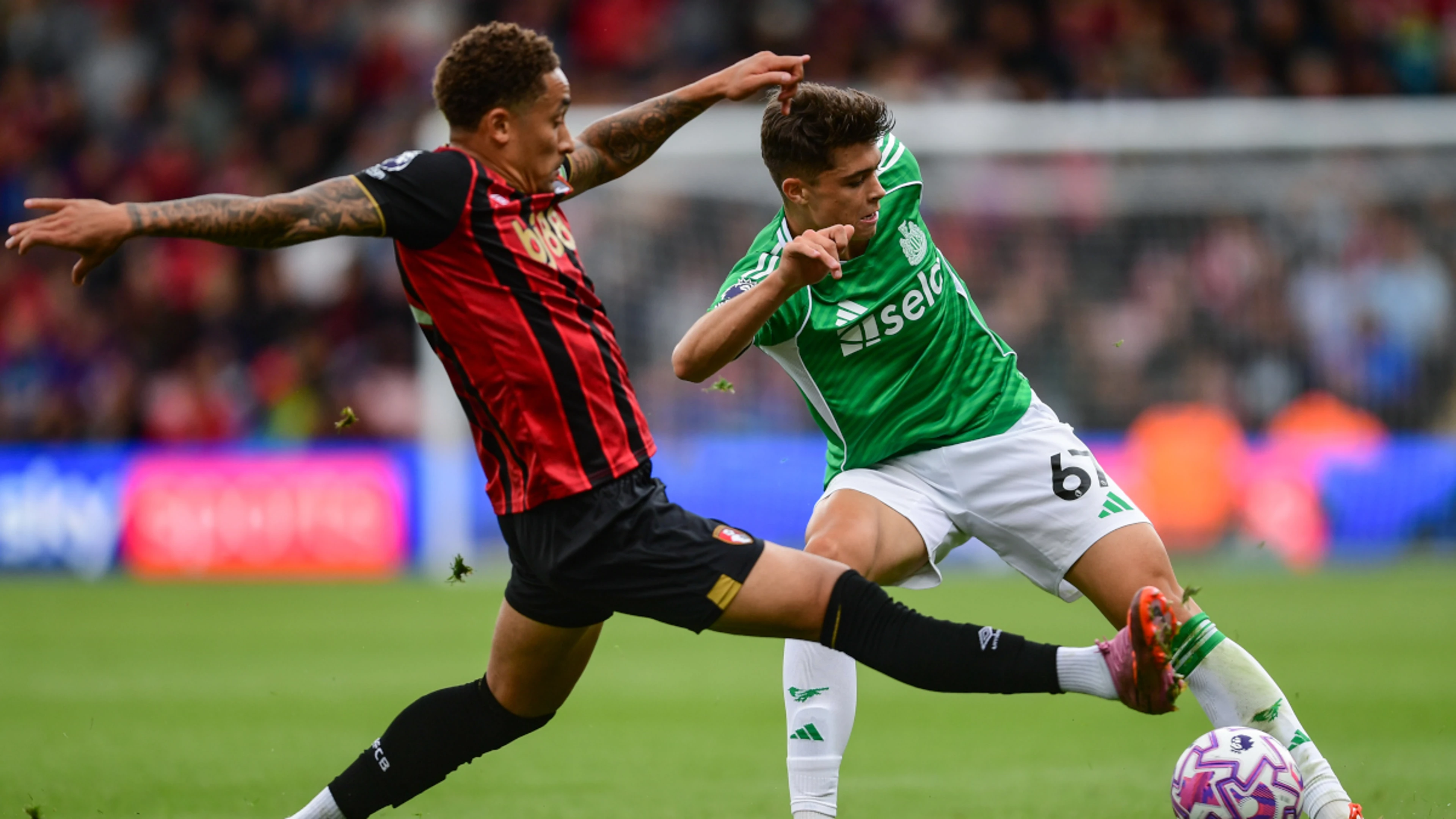 Newcastle held to third straight away draw at Bournemouth