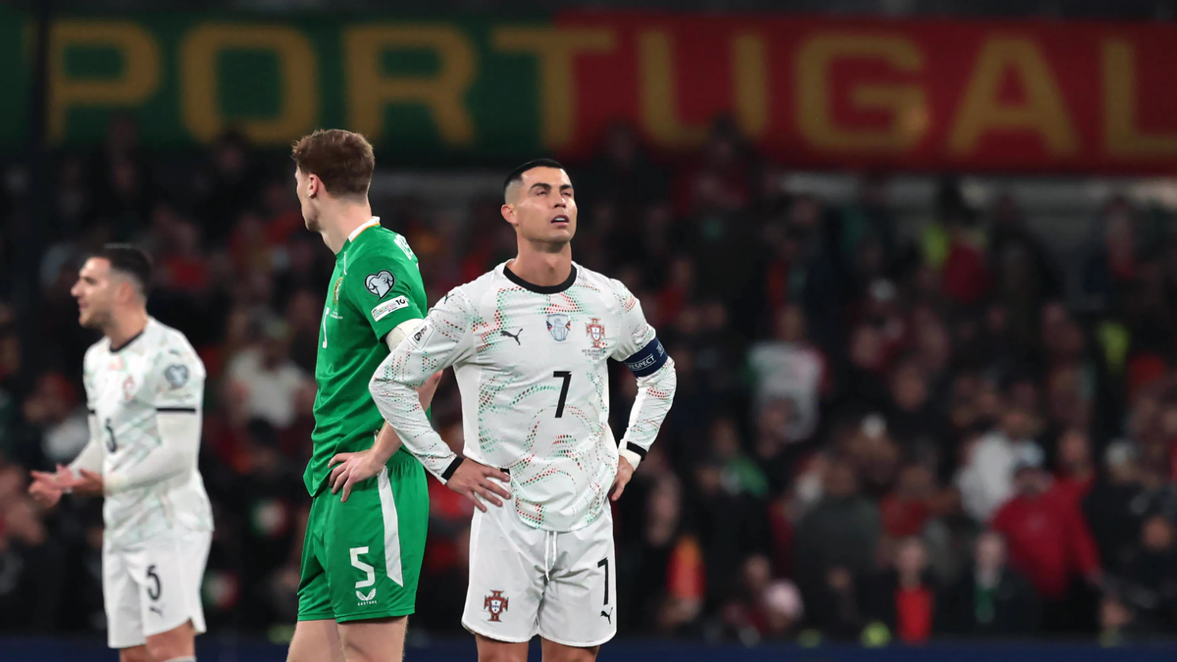 Ronaldo sent off as Ireland stun Portugal in World Cup qualifier