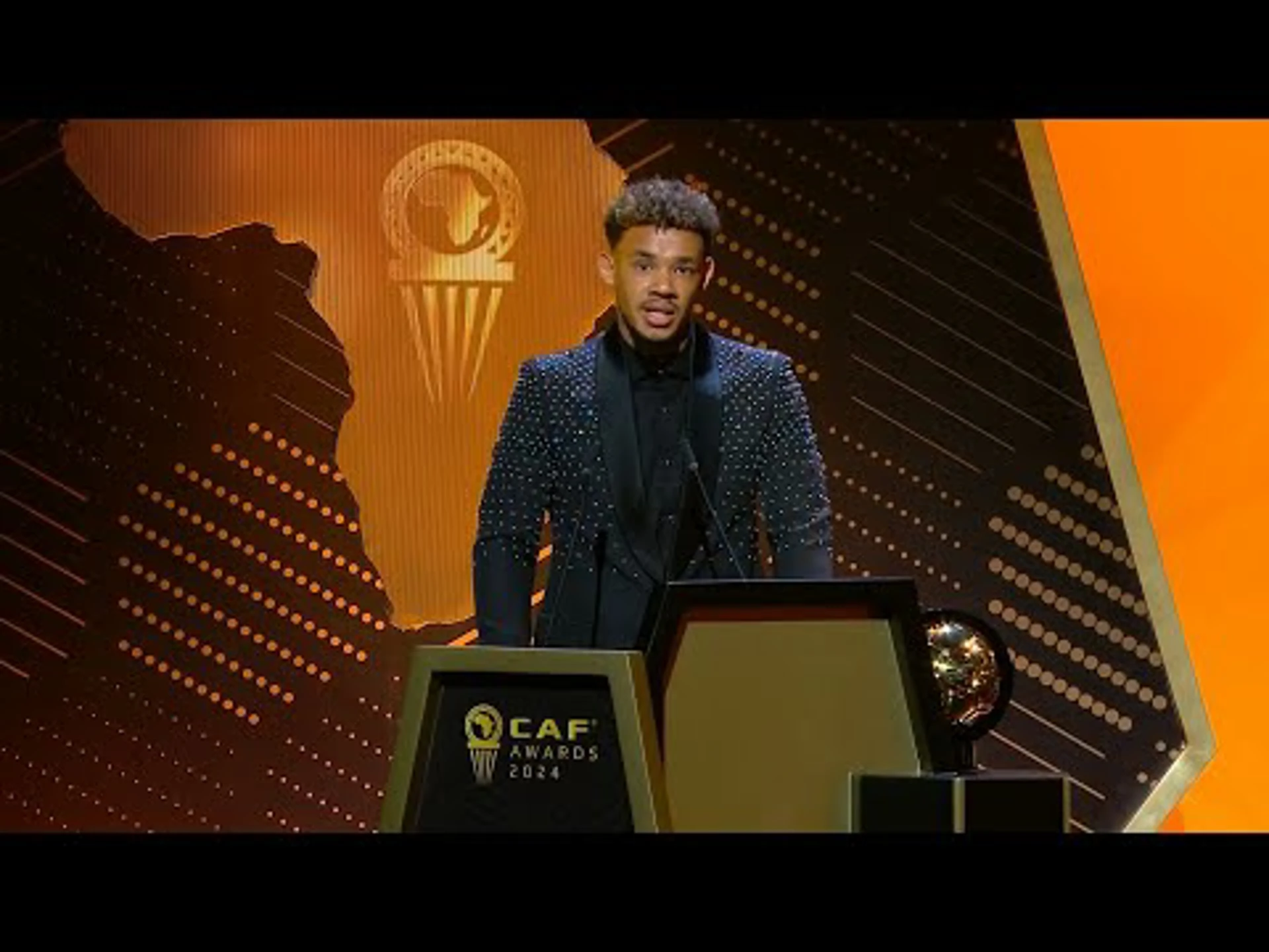 Ronwen Williams acceptance speech | CAF Awards