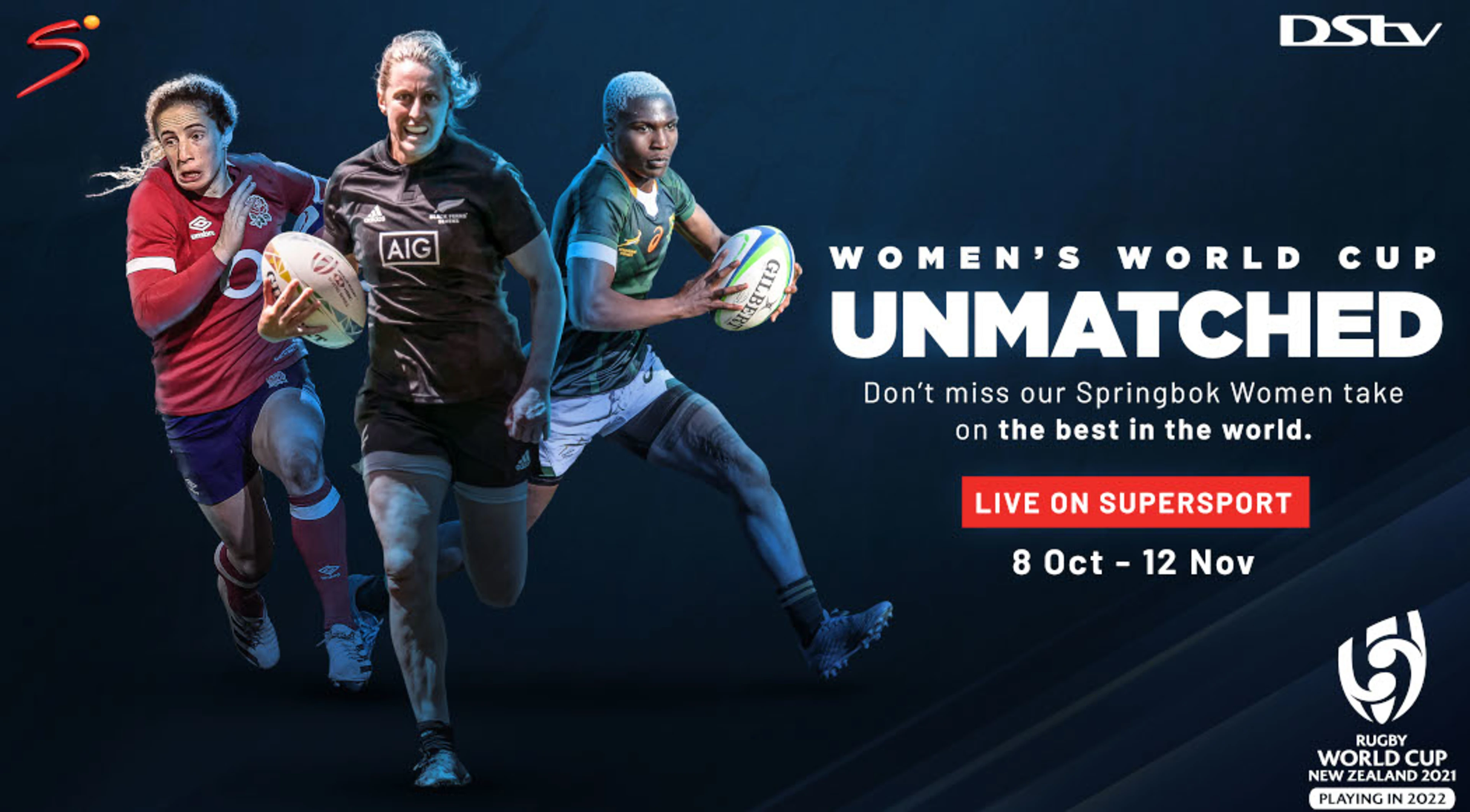 Catch the Bok women live at World Cup on all packages