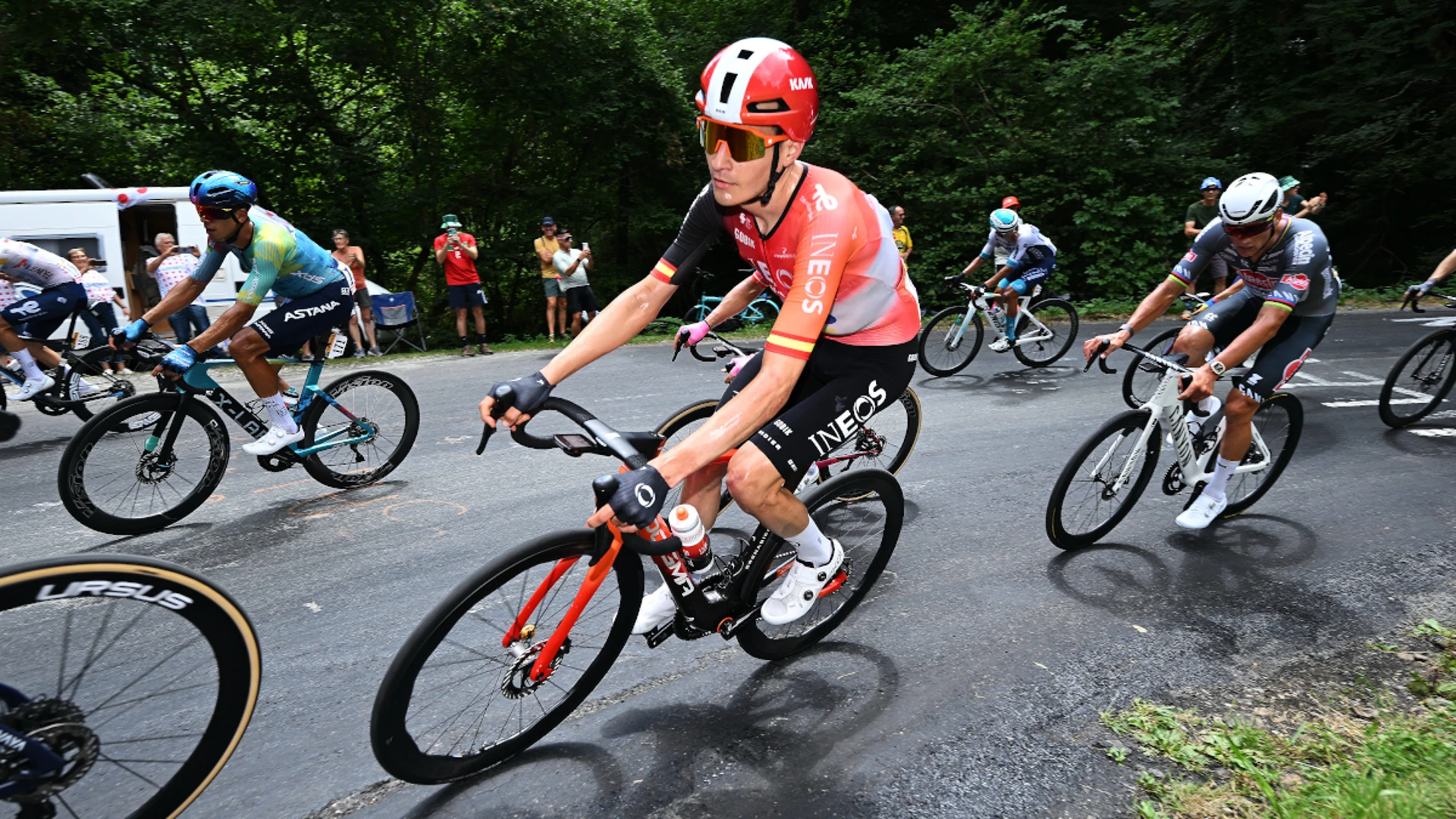 More misery for Ineos as Rodriguez quits Tour with broken pelvis