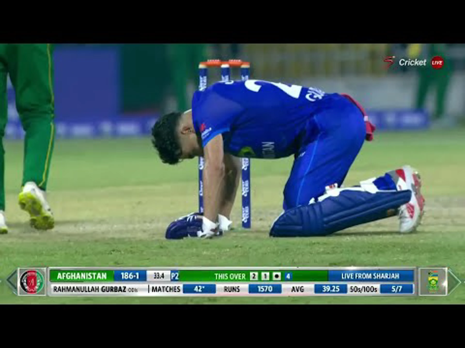 Rahmanullah Gurbaz 105 runs | Afghanistan v South Africa | 2nd ODI