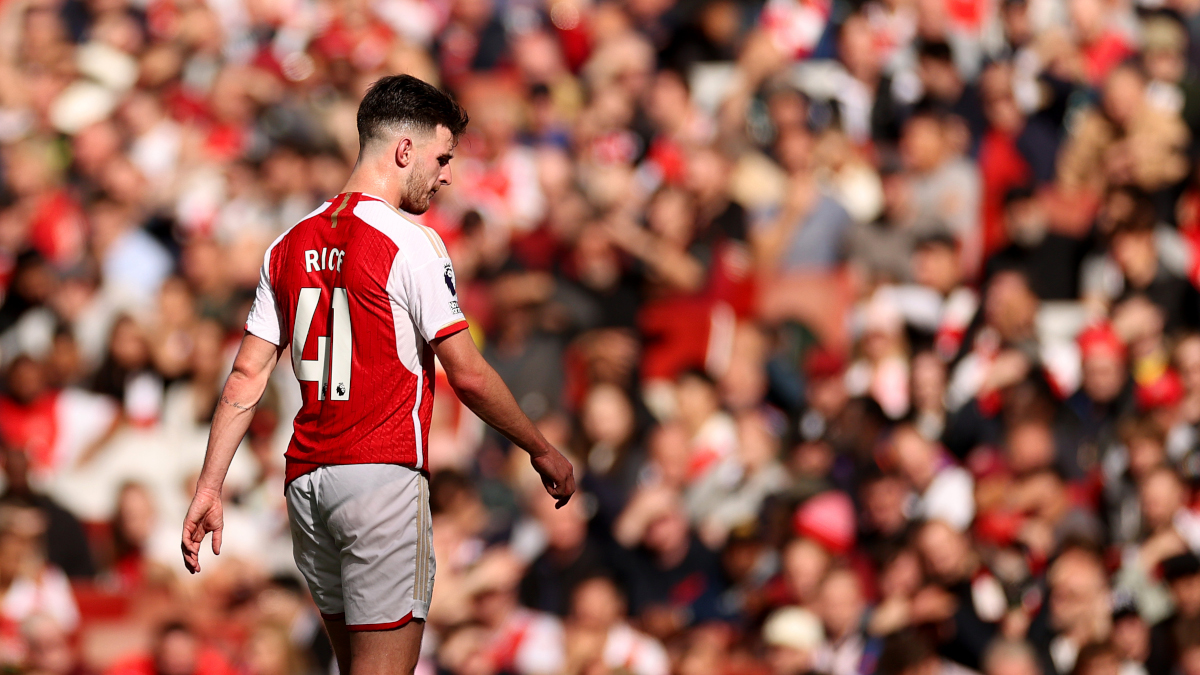 Arsenal suffer Rice injury scare in derby draw