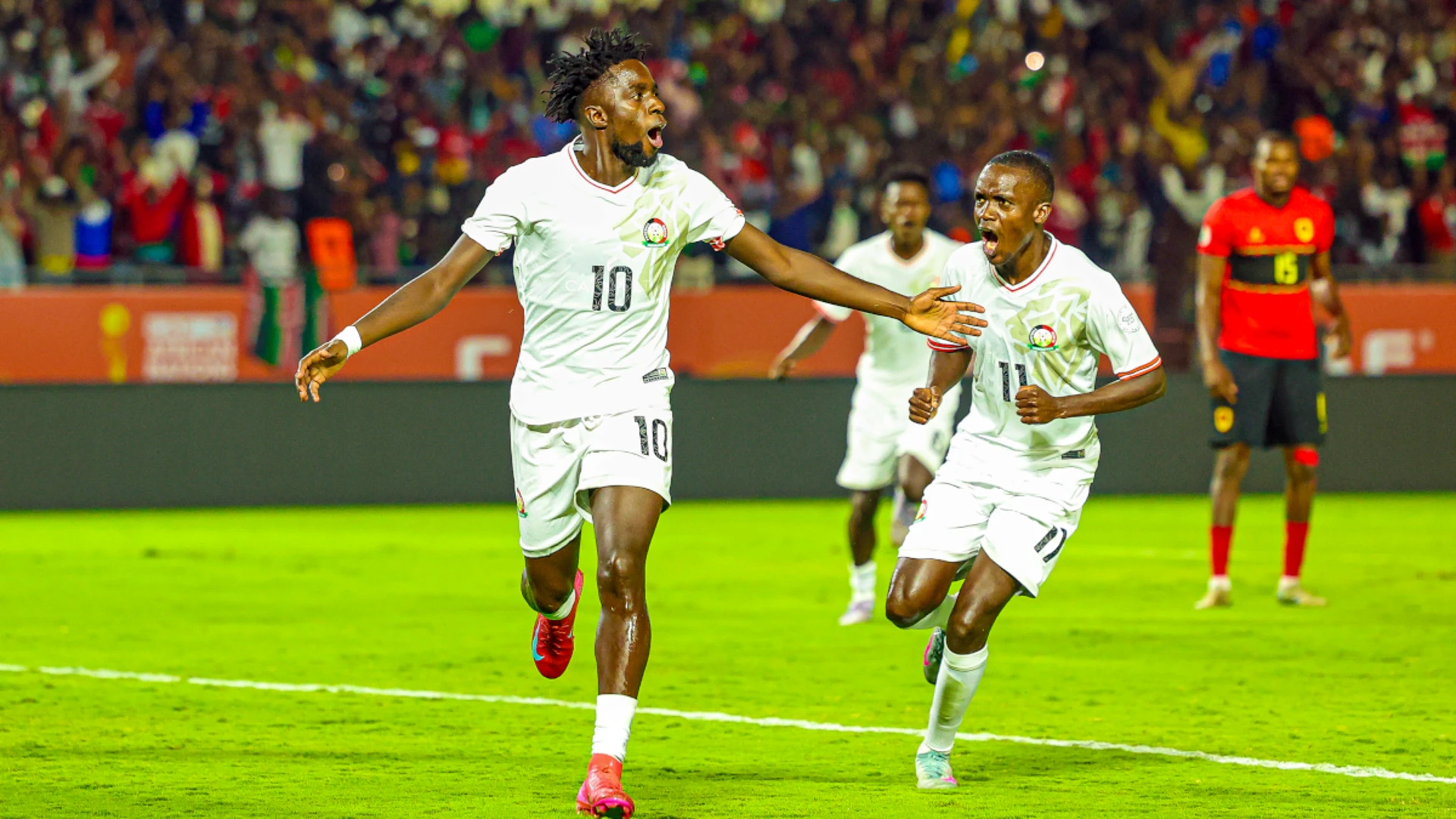 Ten-men Kenya hold Angola to a draw