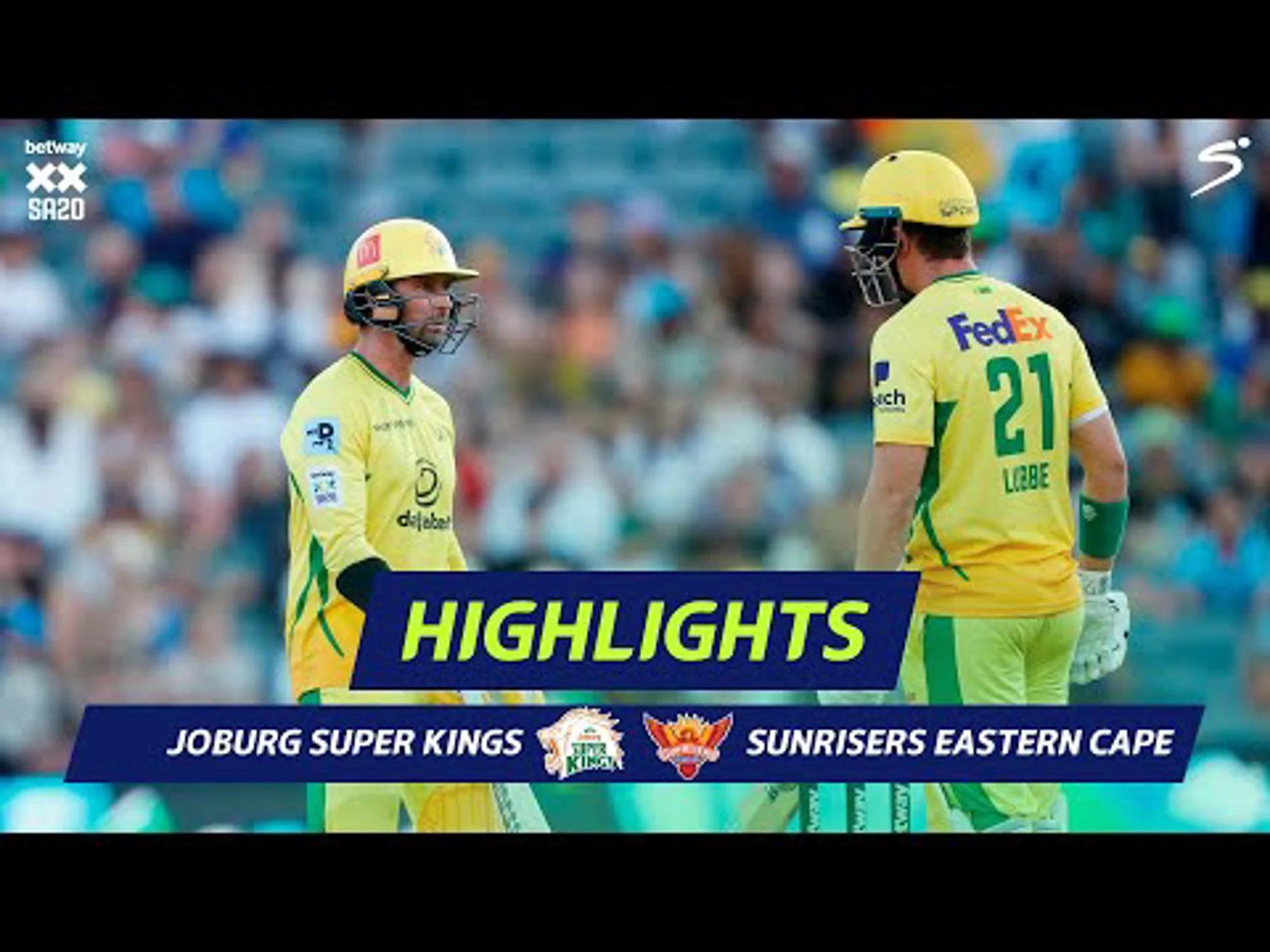 Joburg Super Kings v Sunrisers Eastern Cape | Short Highlights | Betway SA20