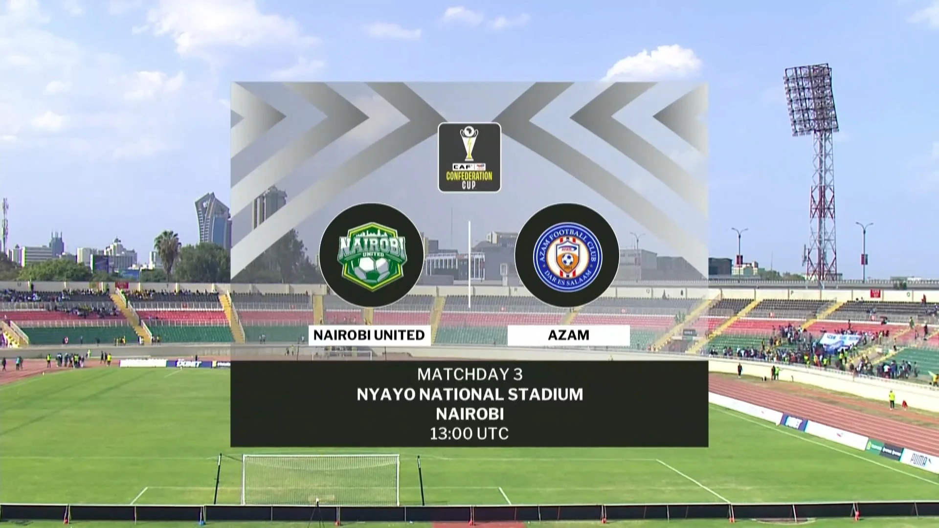 Nairobi United v Azam | Match Highlights | CAF Confederation Cup