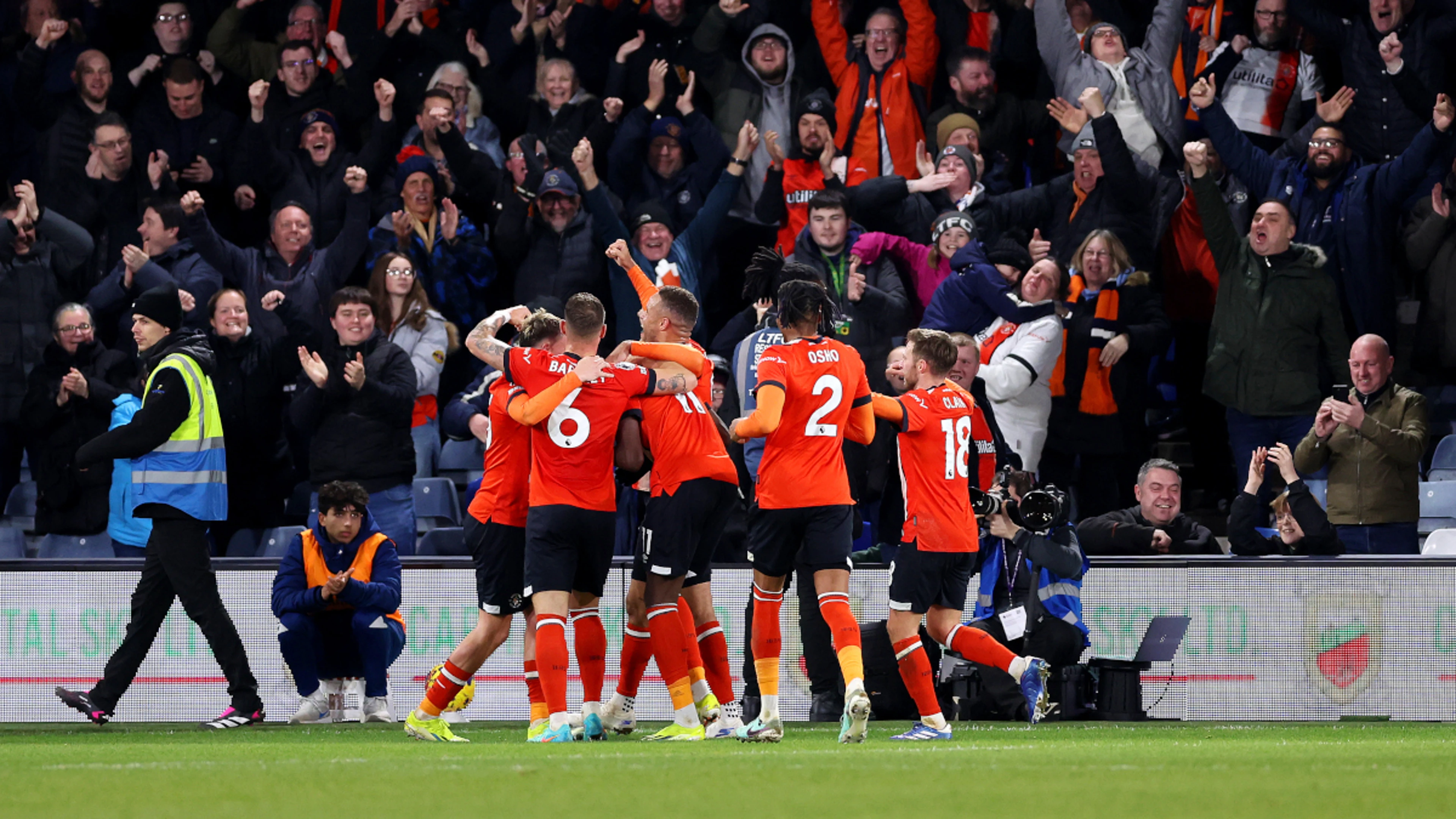 Luton's Adebayo scores first top-flight hat-trick in Brighton mauling