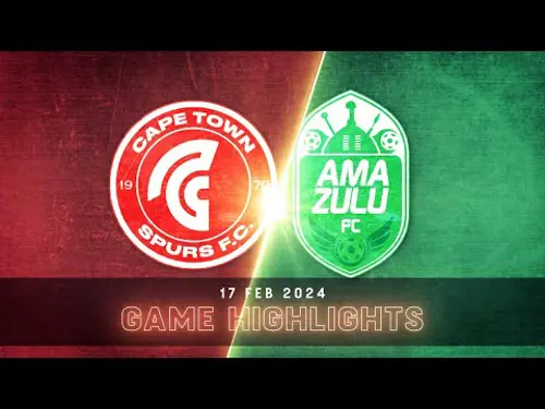 Cape Town Spurs v AmaZulu | Match Highlights | DStv Premiership | Highlights