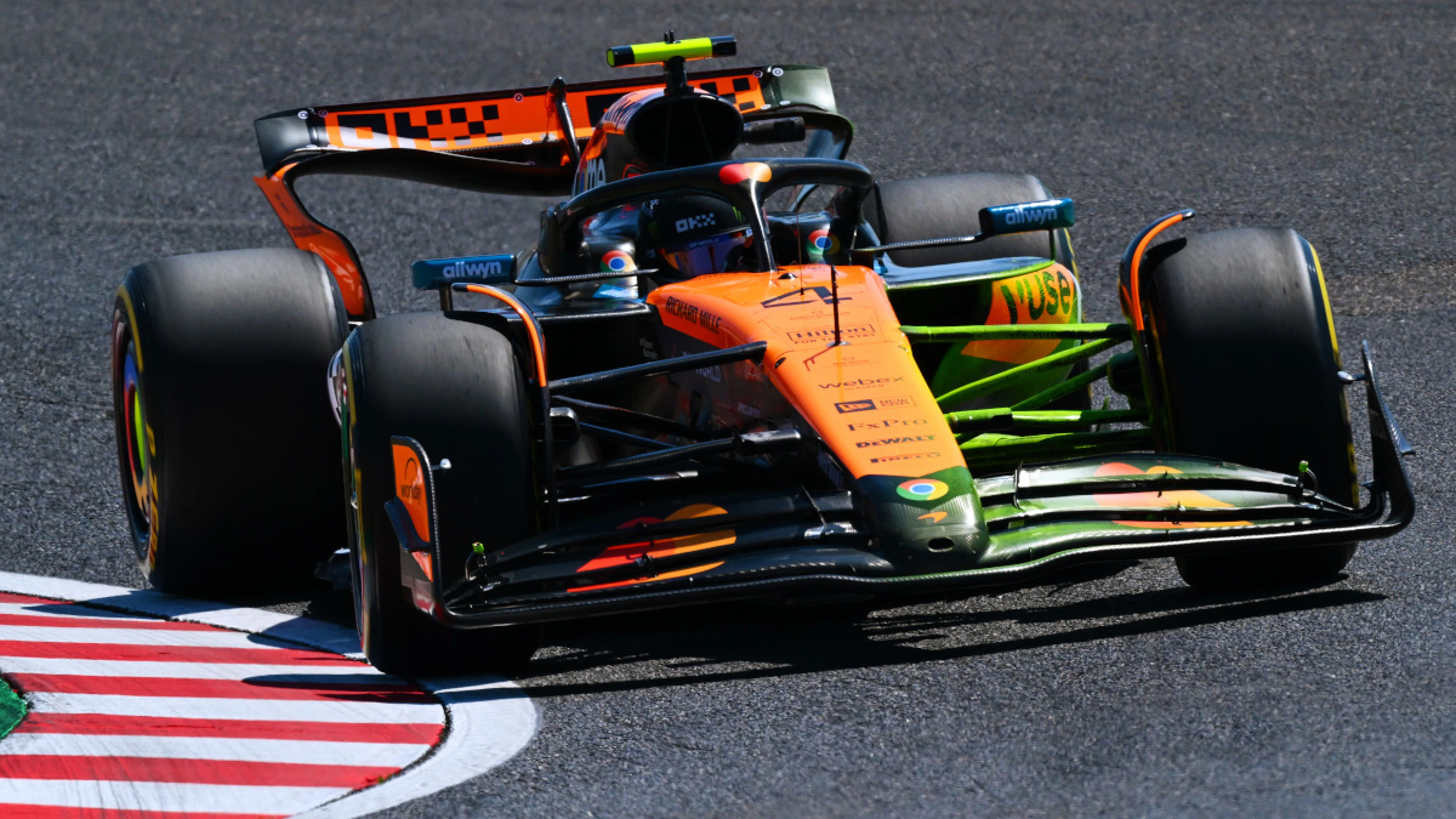 Norris tops times in Japan practice, Tsunoda sixth on Red Bull debut