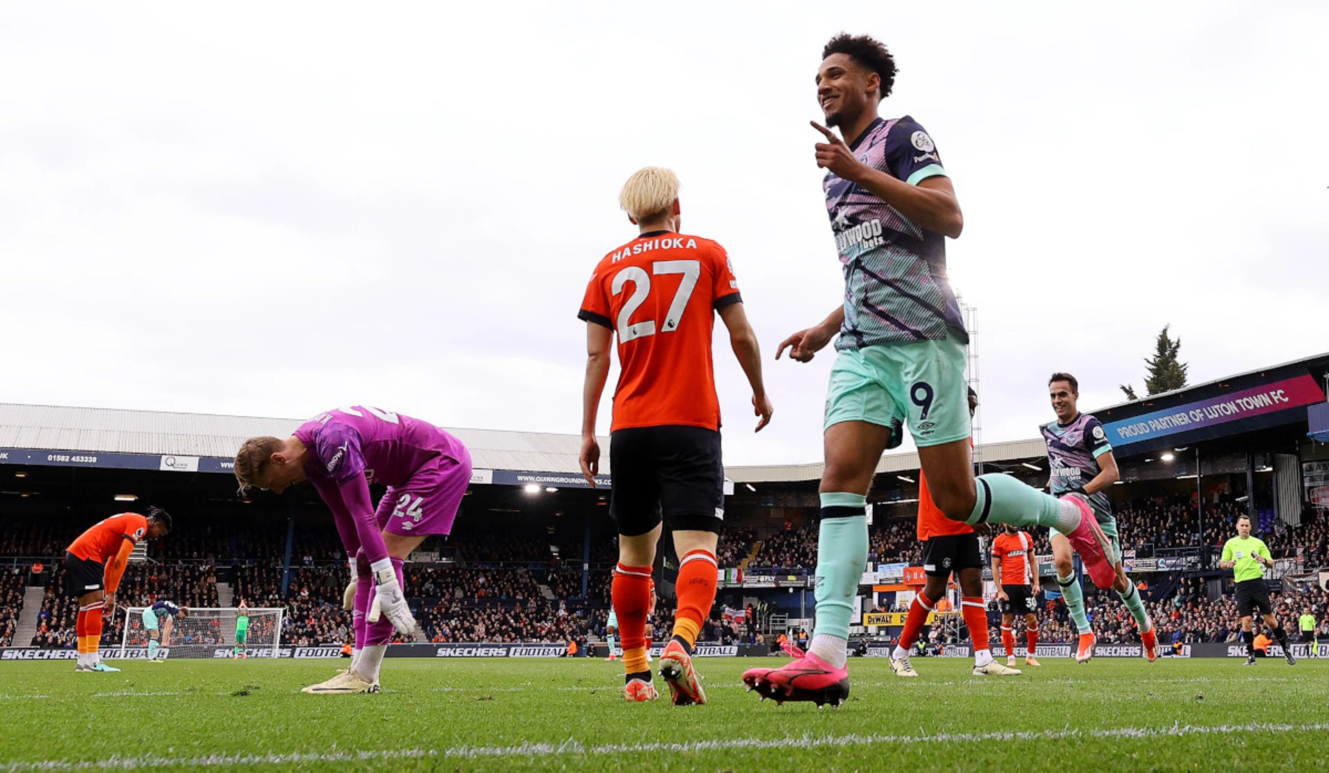 Luton's survival hopes battered by Brentford, Burnley still alive