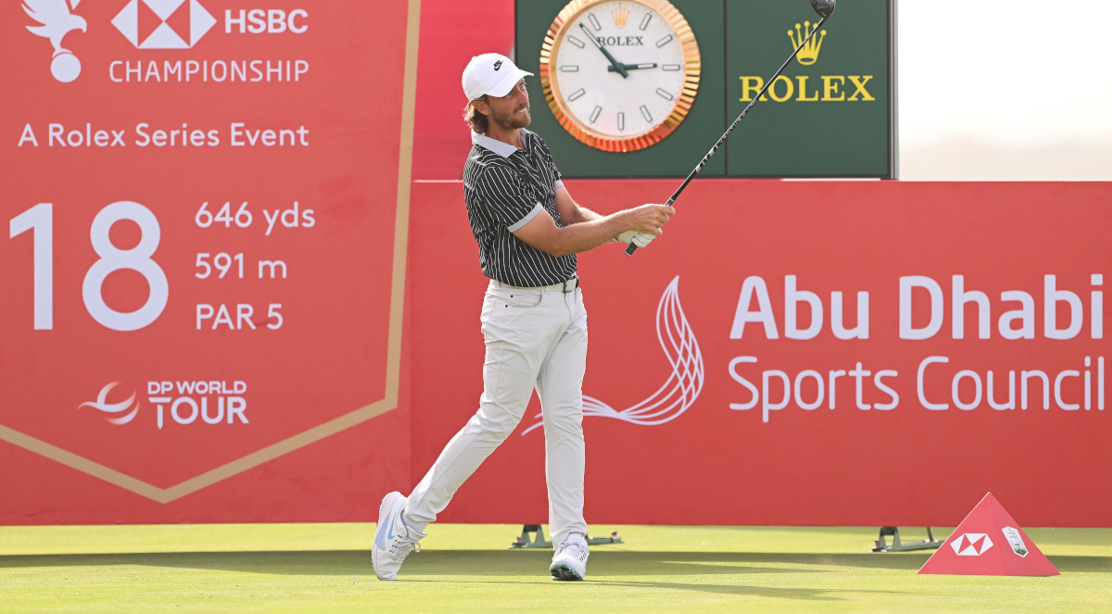 Fleetwood in tie for lead at halfway stage in Abu Dhabi