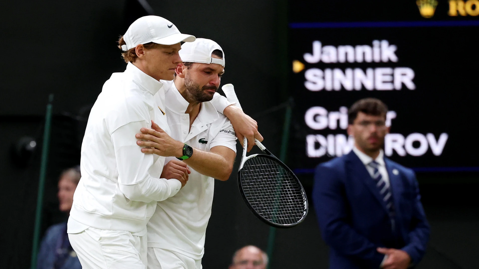 Djokovic stay on track for Wimbledon glory, Dimitrov heartache benefits Sinner