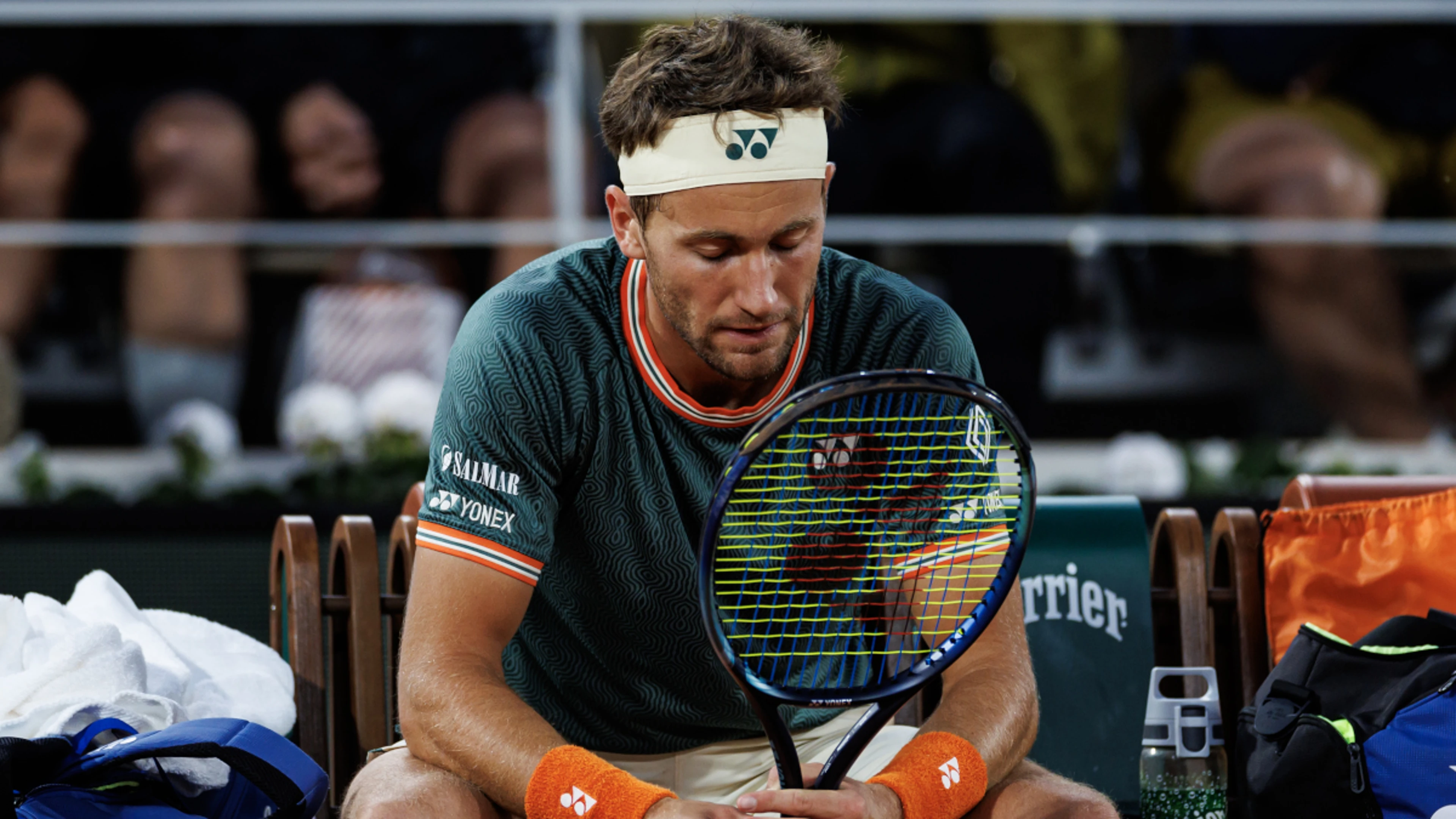 'Frustrated' Ruud hit by illness at Roland Garros